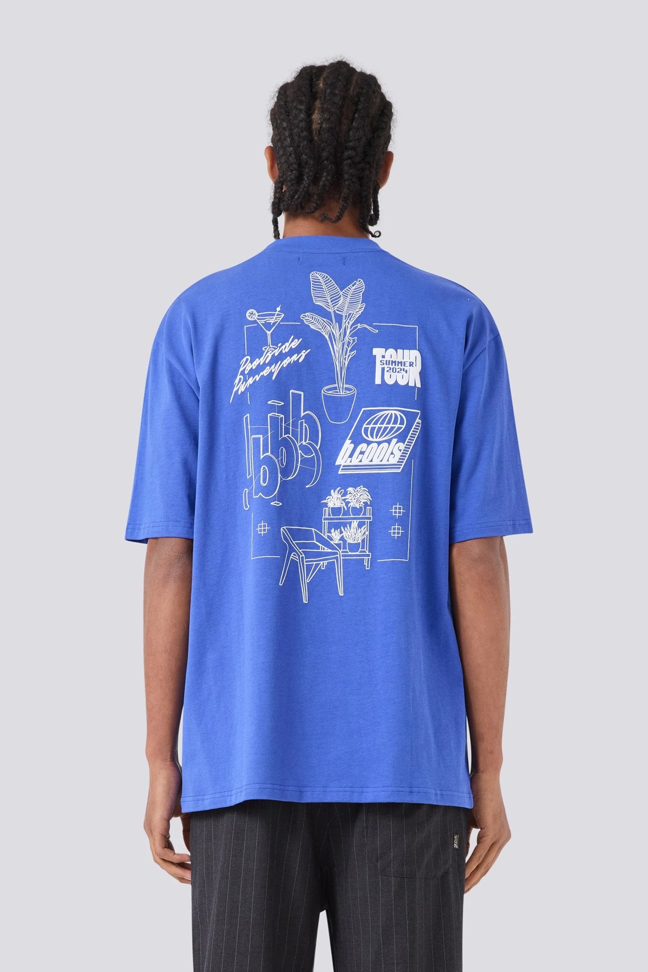 Blueprint Tee Cyber Blue