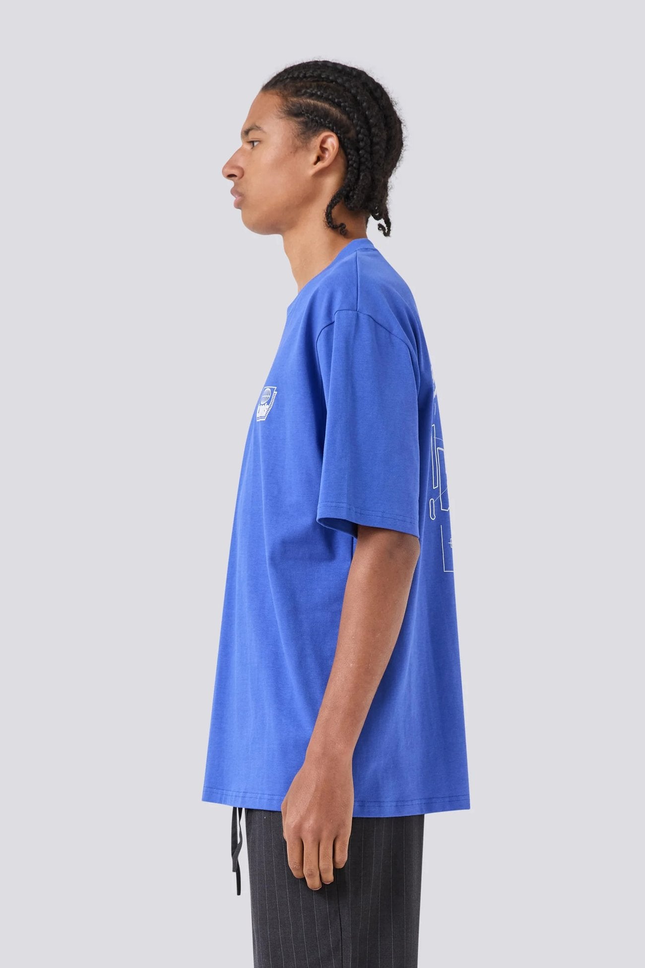 Blueprint Tee Cyber Blue