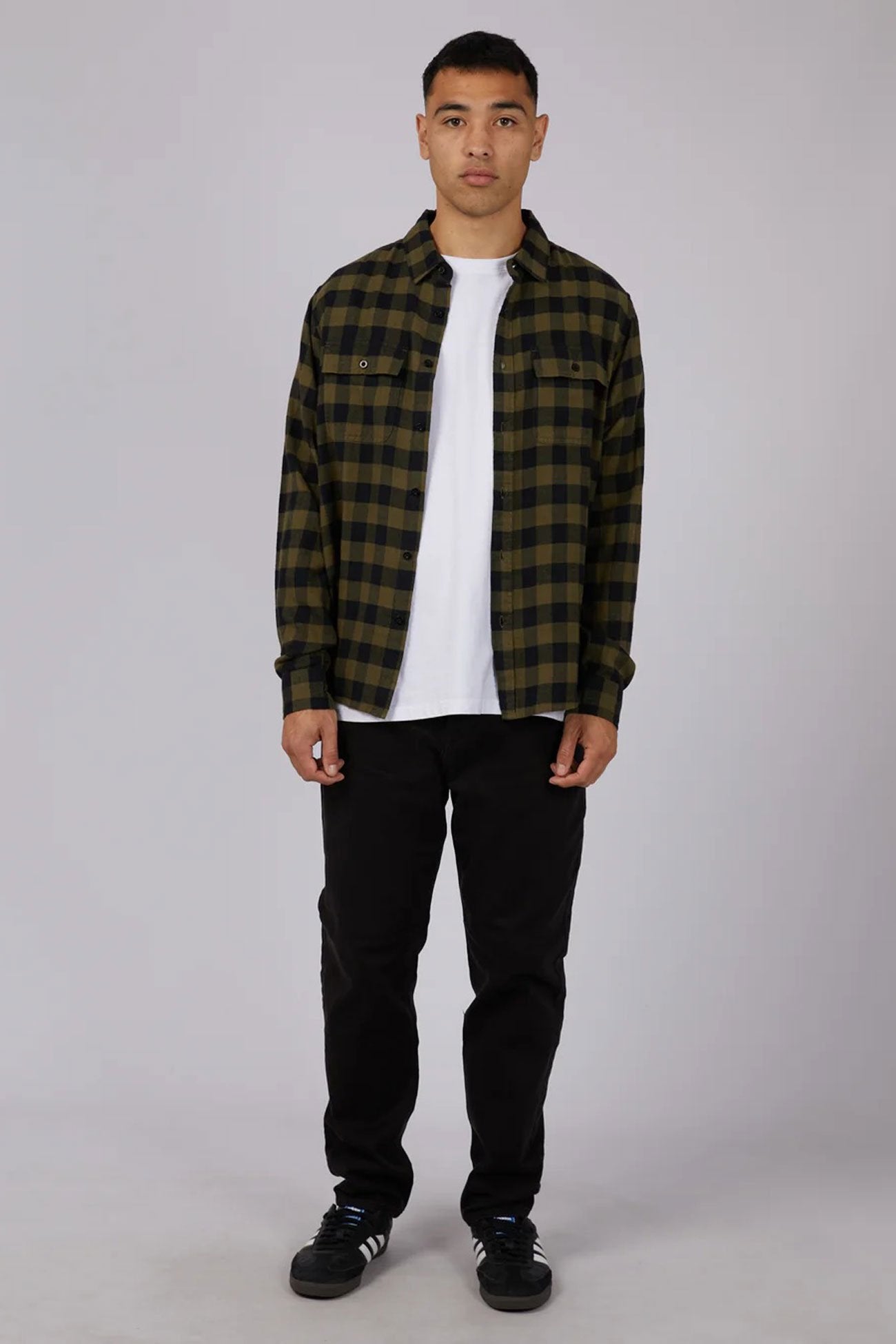 Boulder Check Shirt Khaki