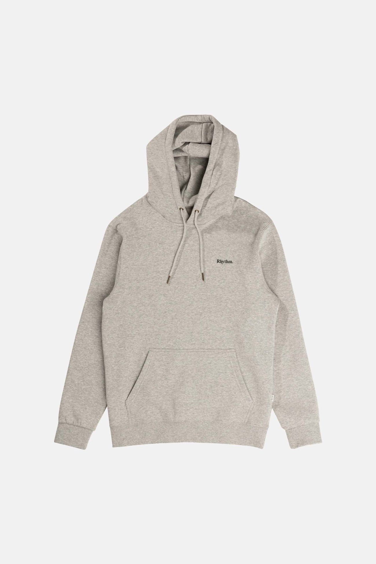 Brand Fleece Hood Grey Heather