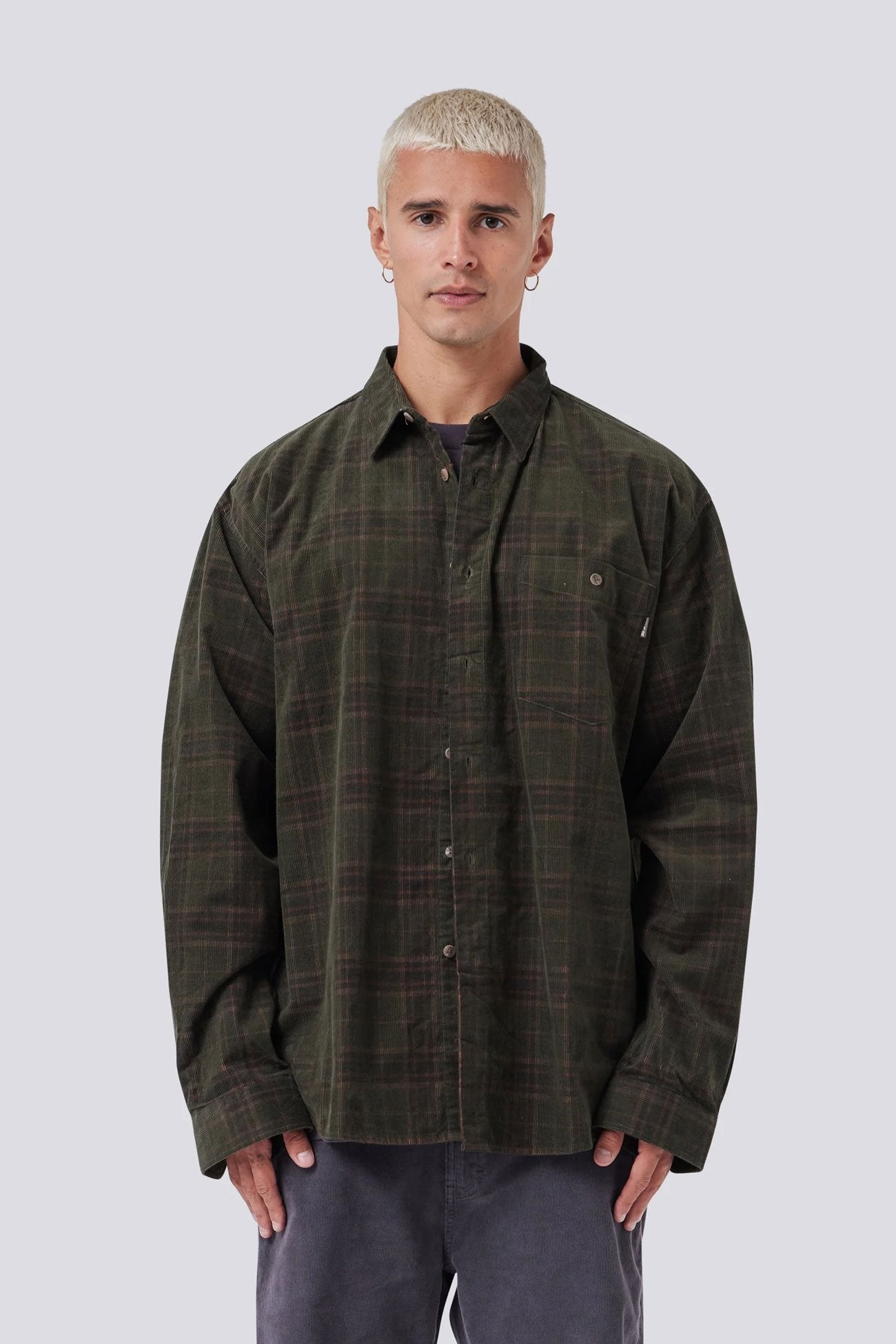 Cabin 2.0 Shirt Forest Cord Plaid