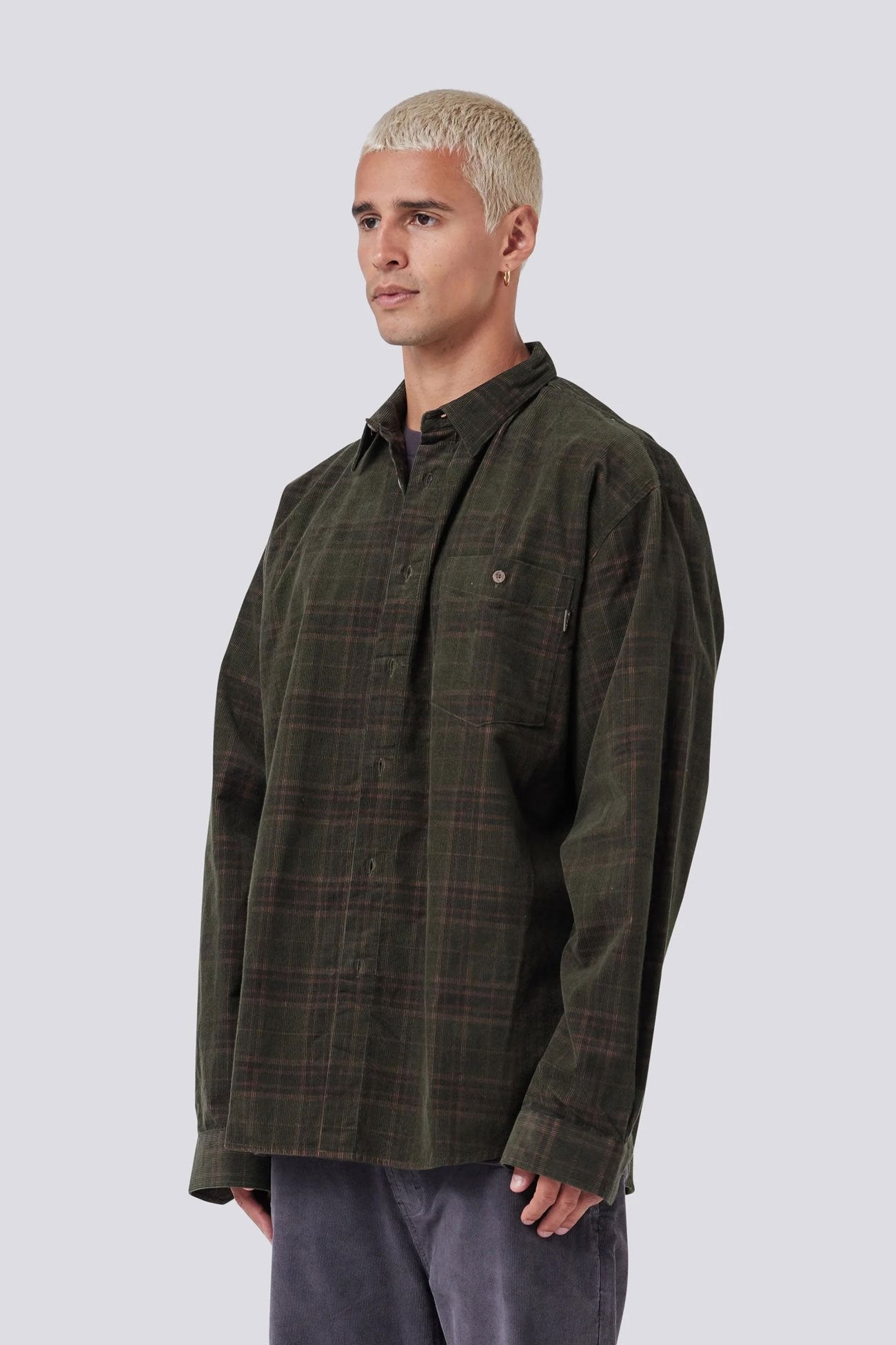 Cabin 2.0 Shirt Forest Cord Plaid