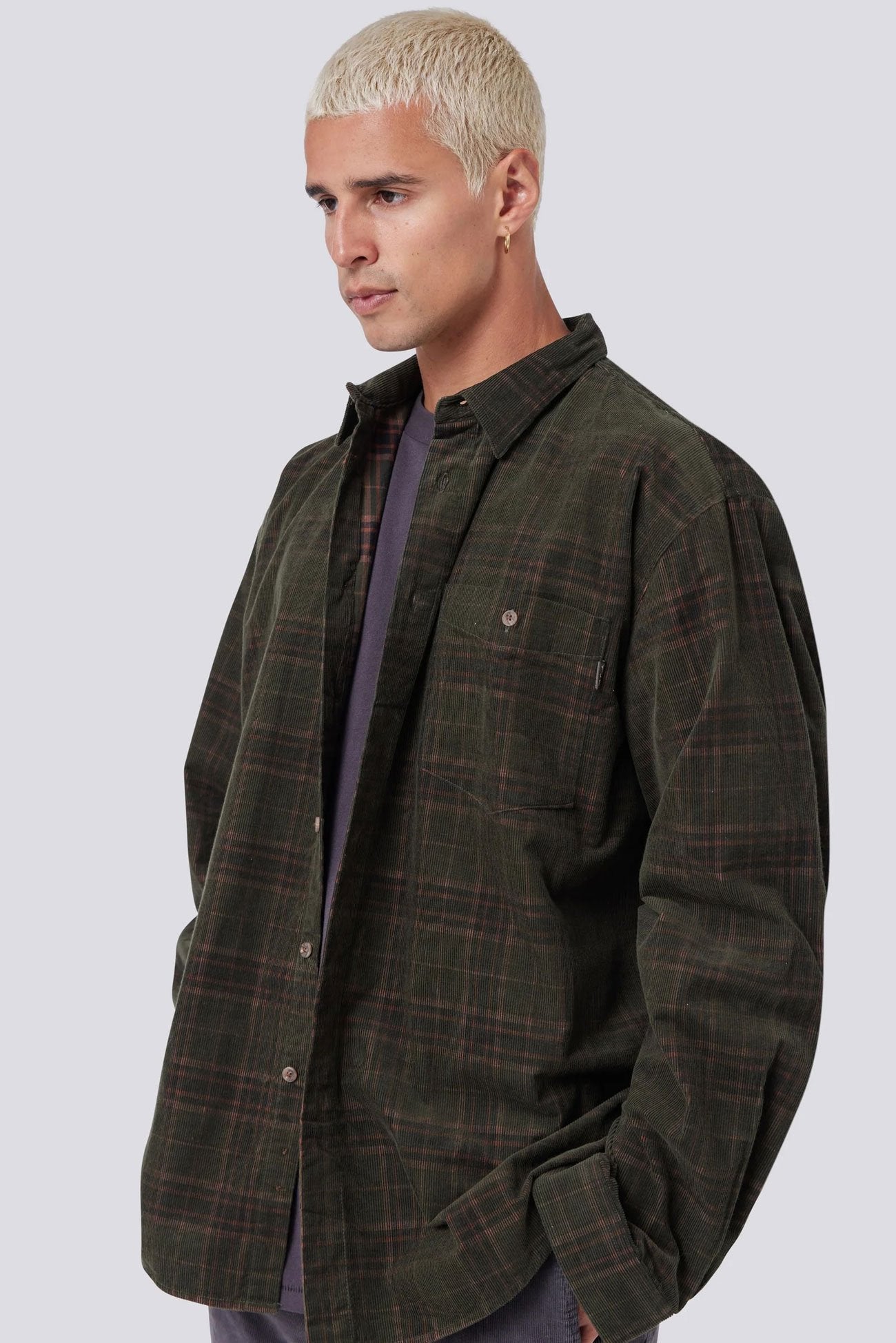 Cabin 2.0 Shirt Forest Cord Plaid