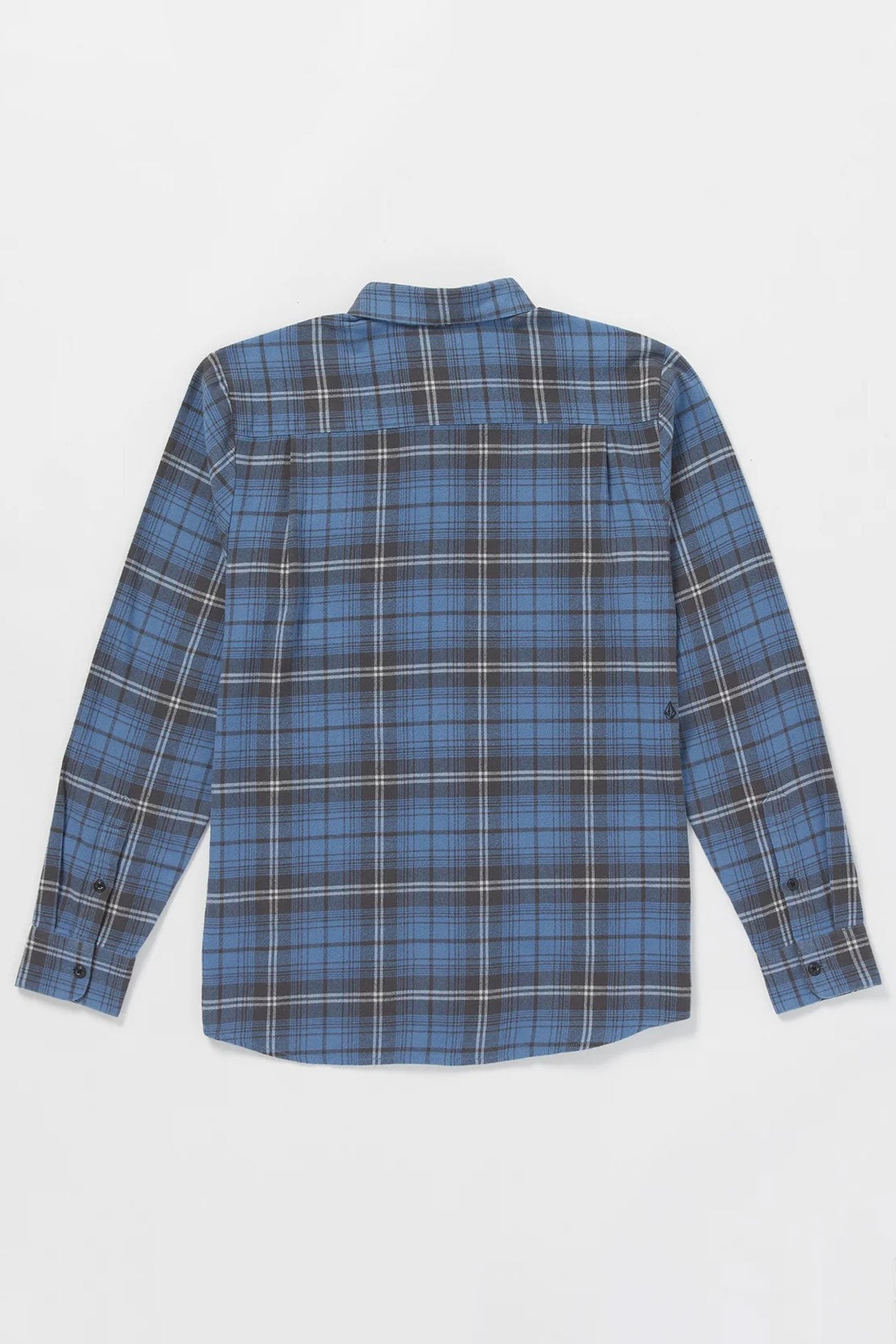 Caden Plaid Long Sleeve Shirt Blueberry