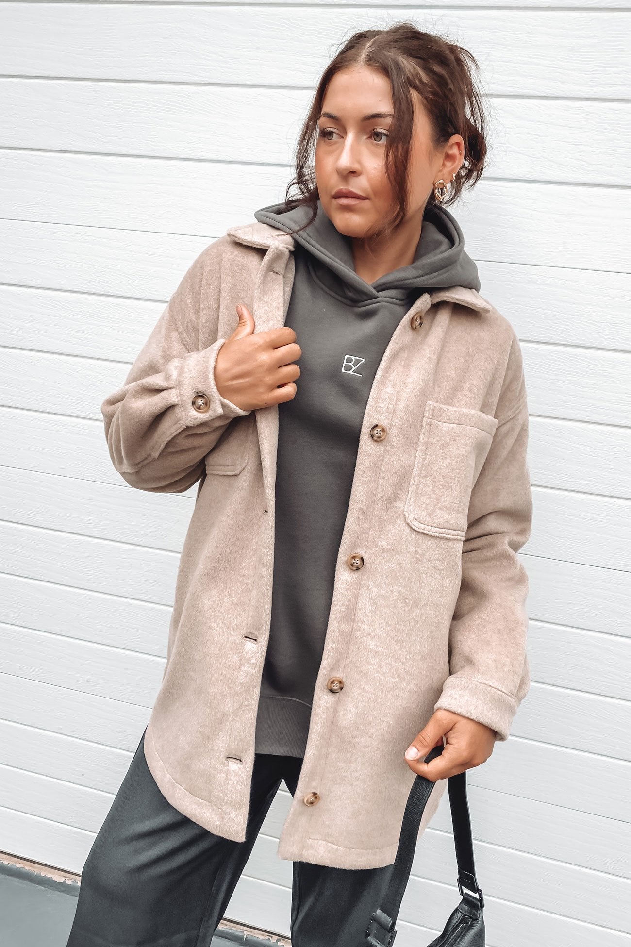 Cameron Pocket Jacket Taupe