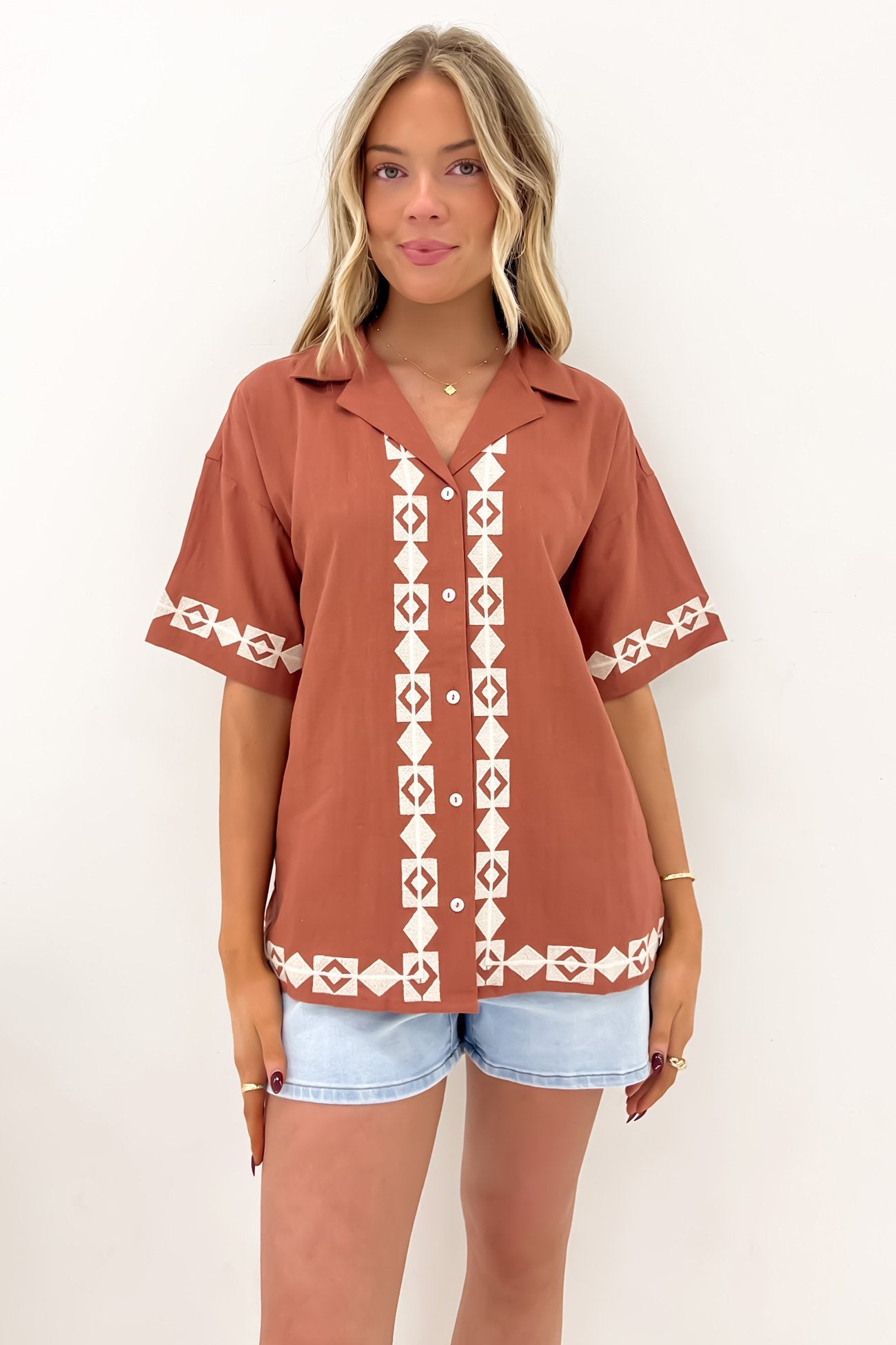 Capri Shirt Clay