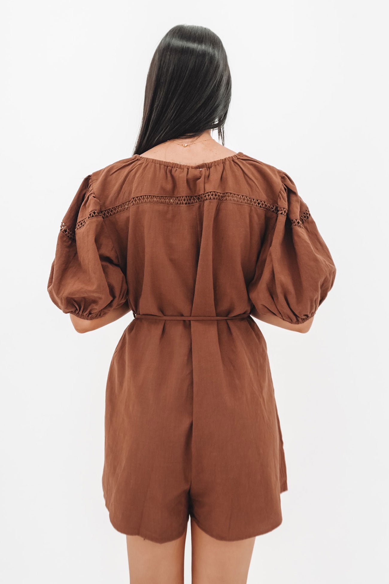 Chantee Playsuit Chocolate