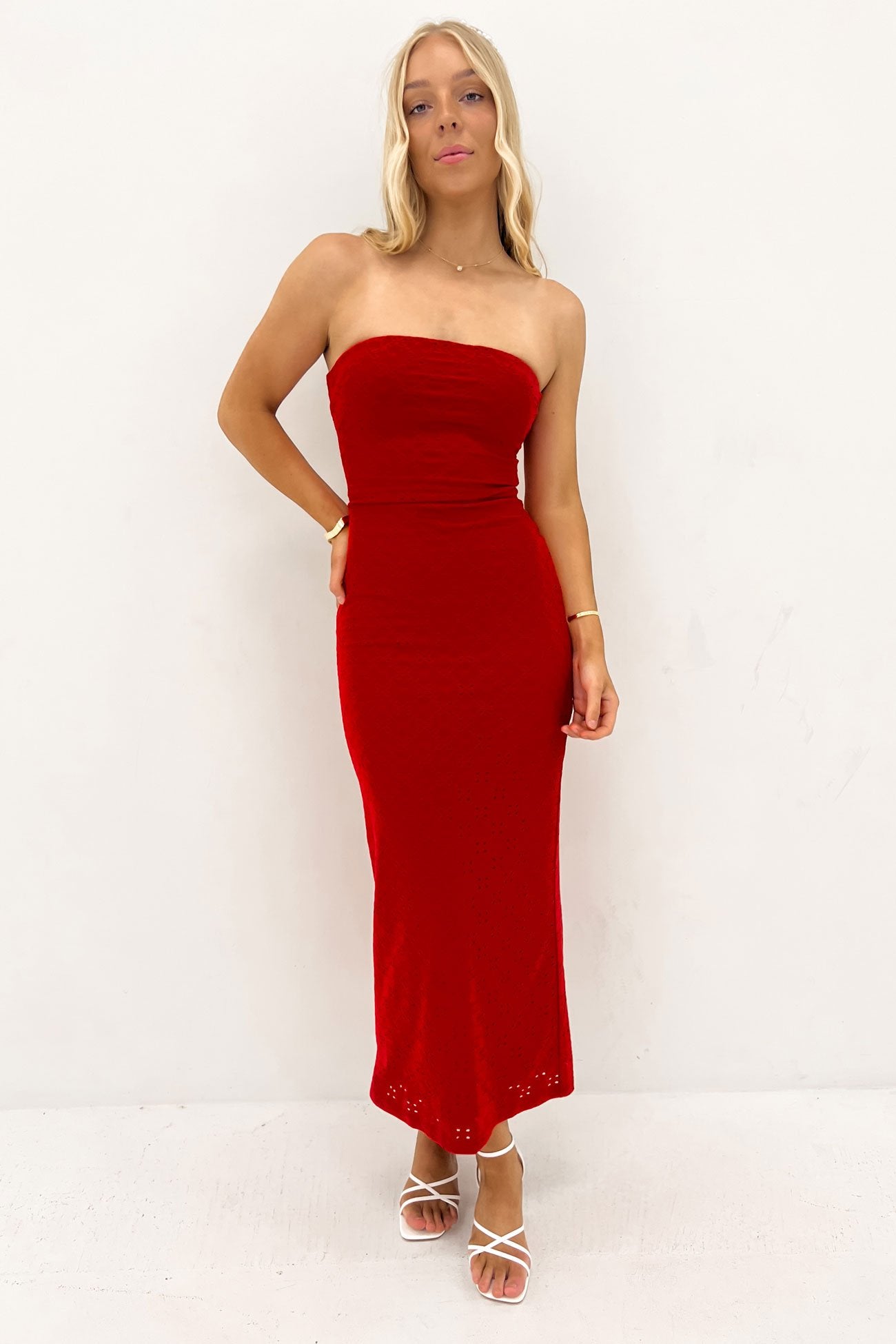 Charlee Maxi Dress Red