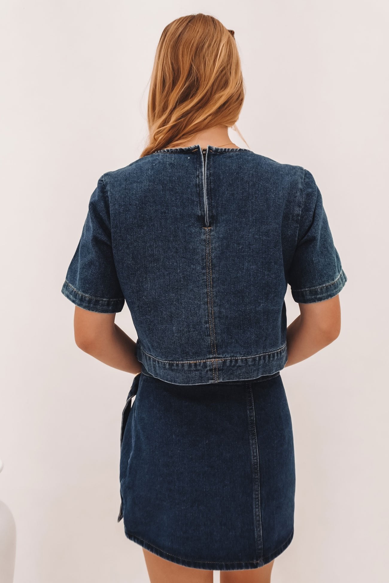 Clancy Denim Top Indigo