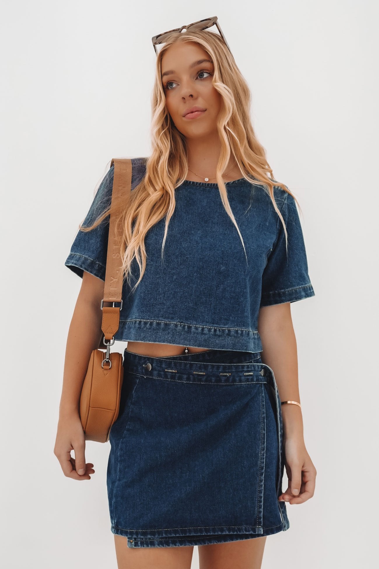 Clancy Denim Top Indigo