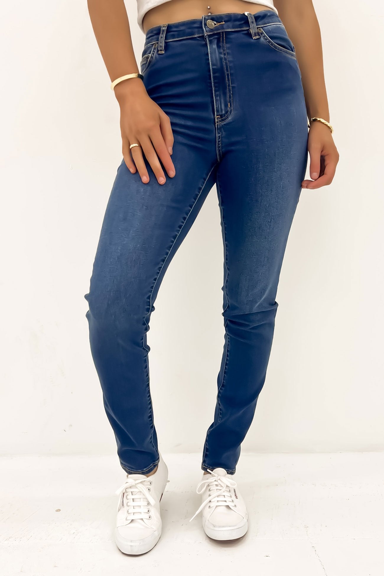 Classic High Slim Jean True Indigo