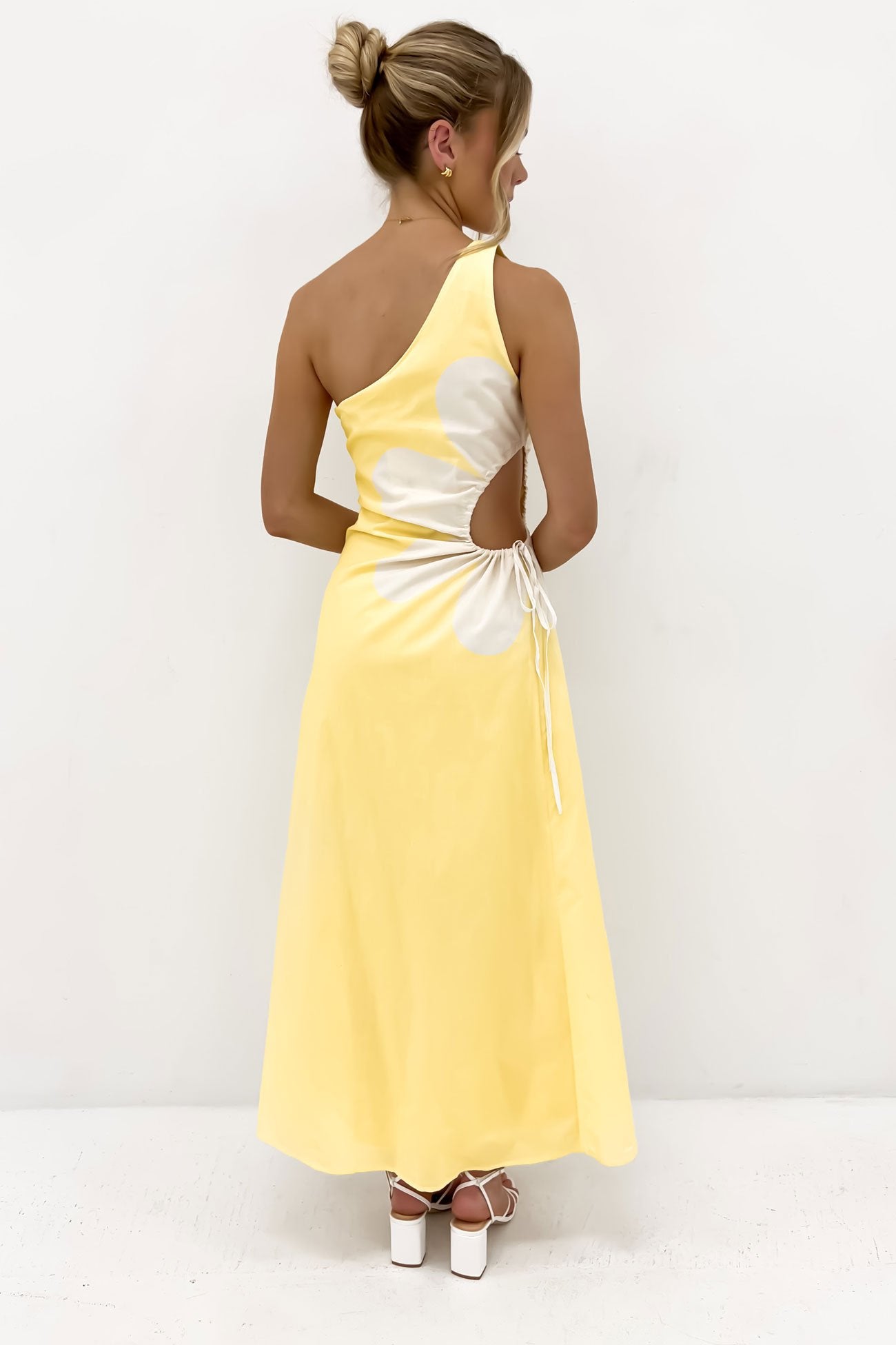 Clayton Midi Dress Yellow