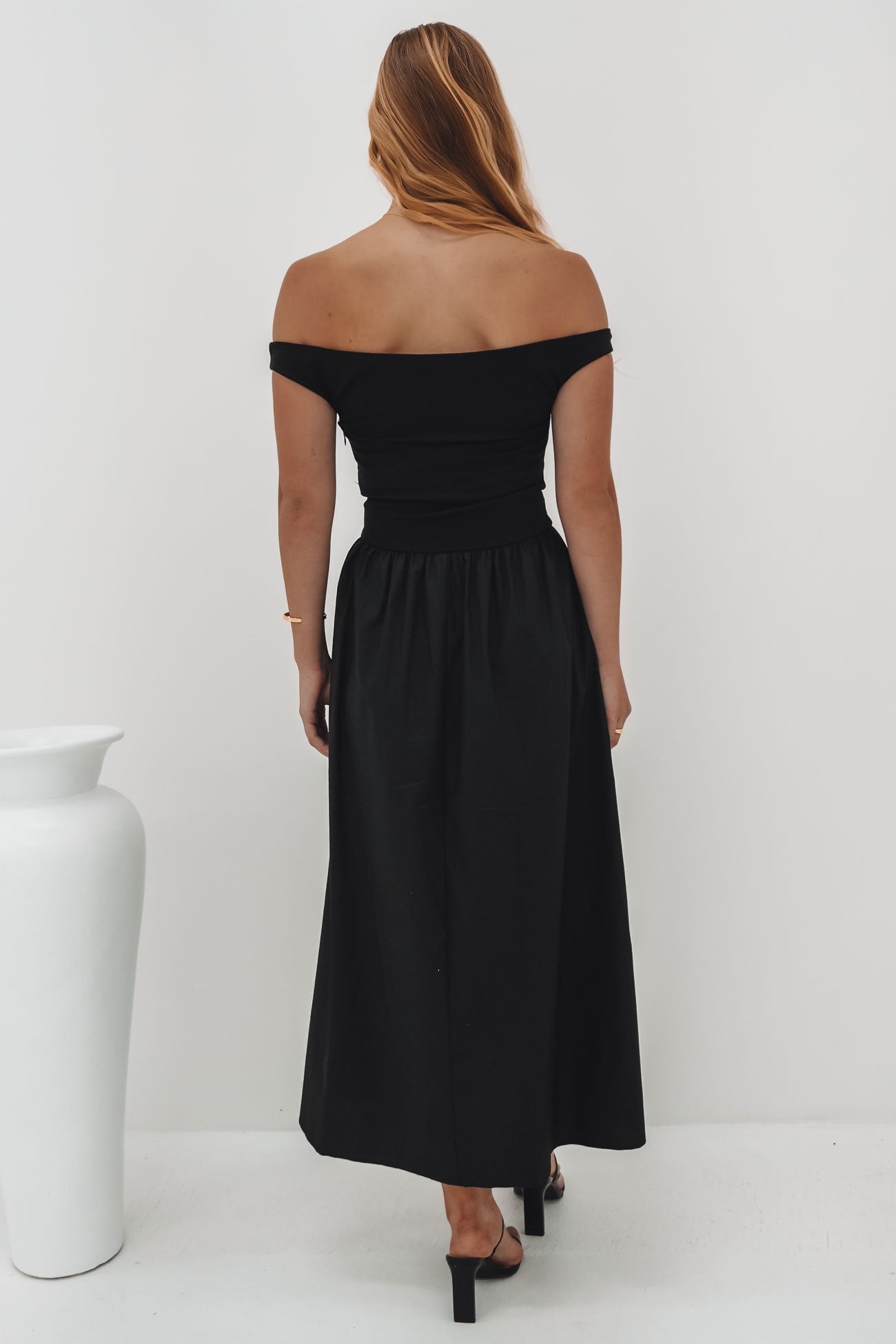 Cleary Midi Dress Black