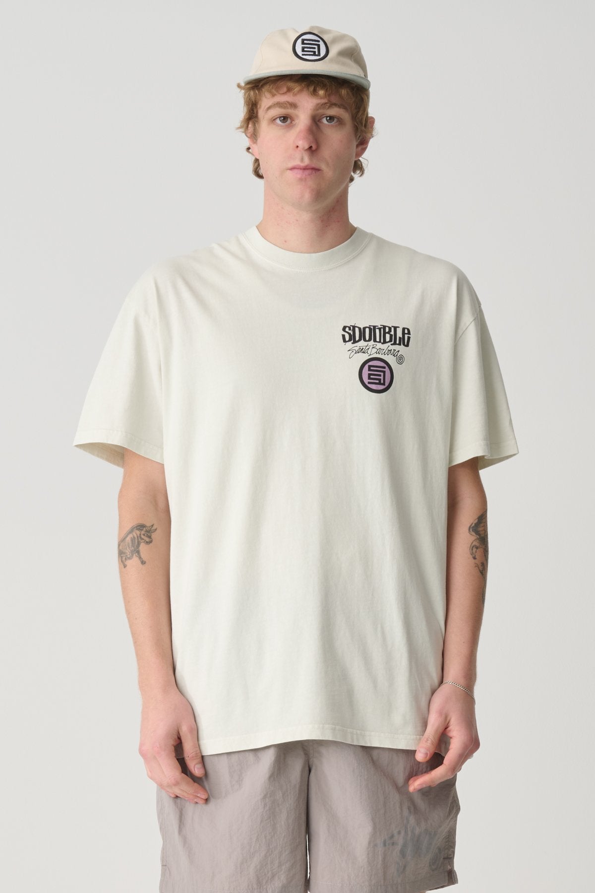 Combo Platter Tee Washed White