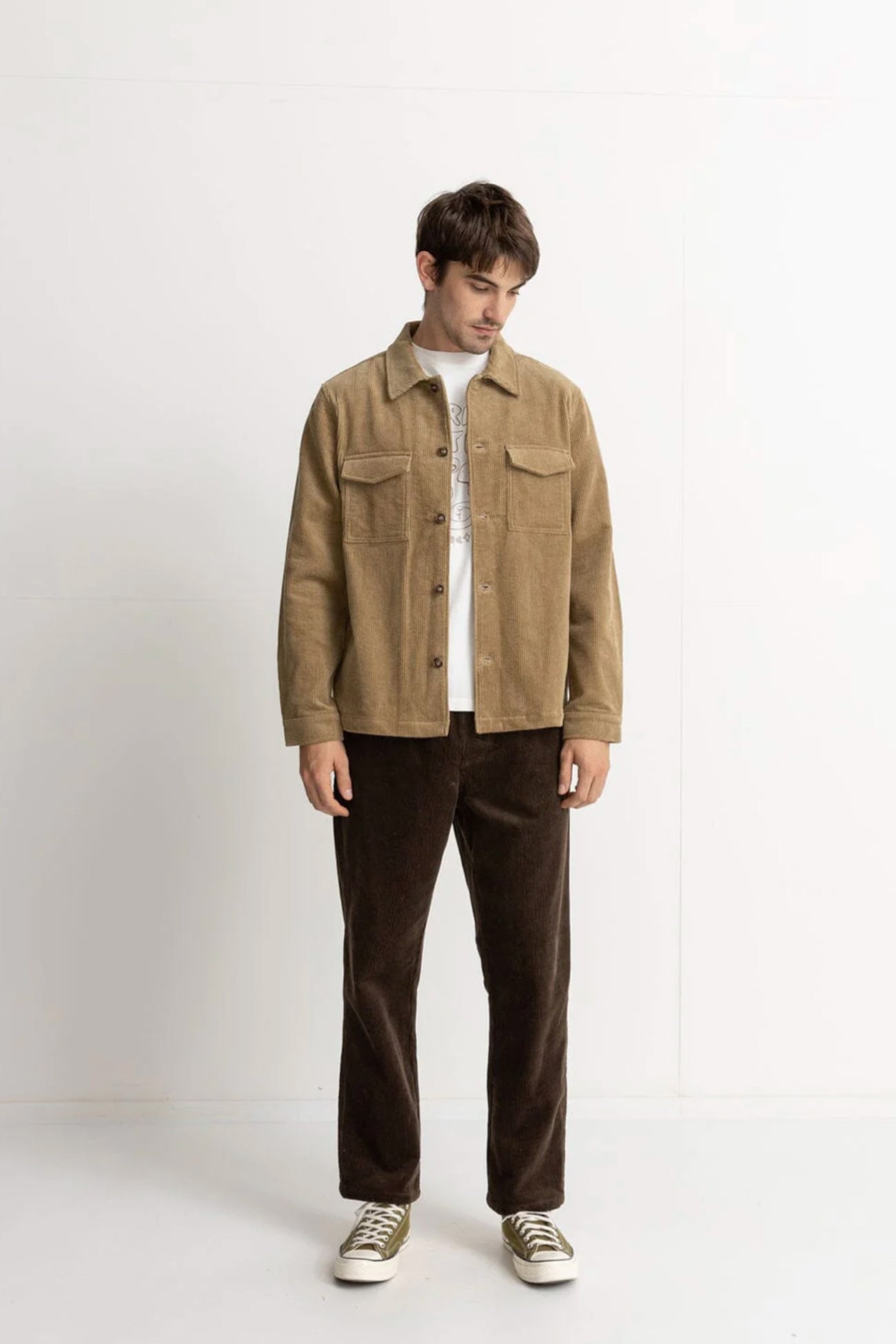 Cord Overshirt Sand