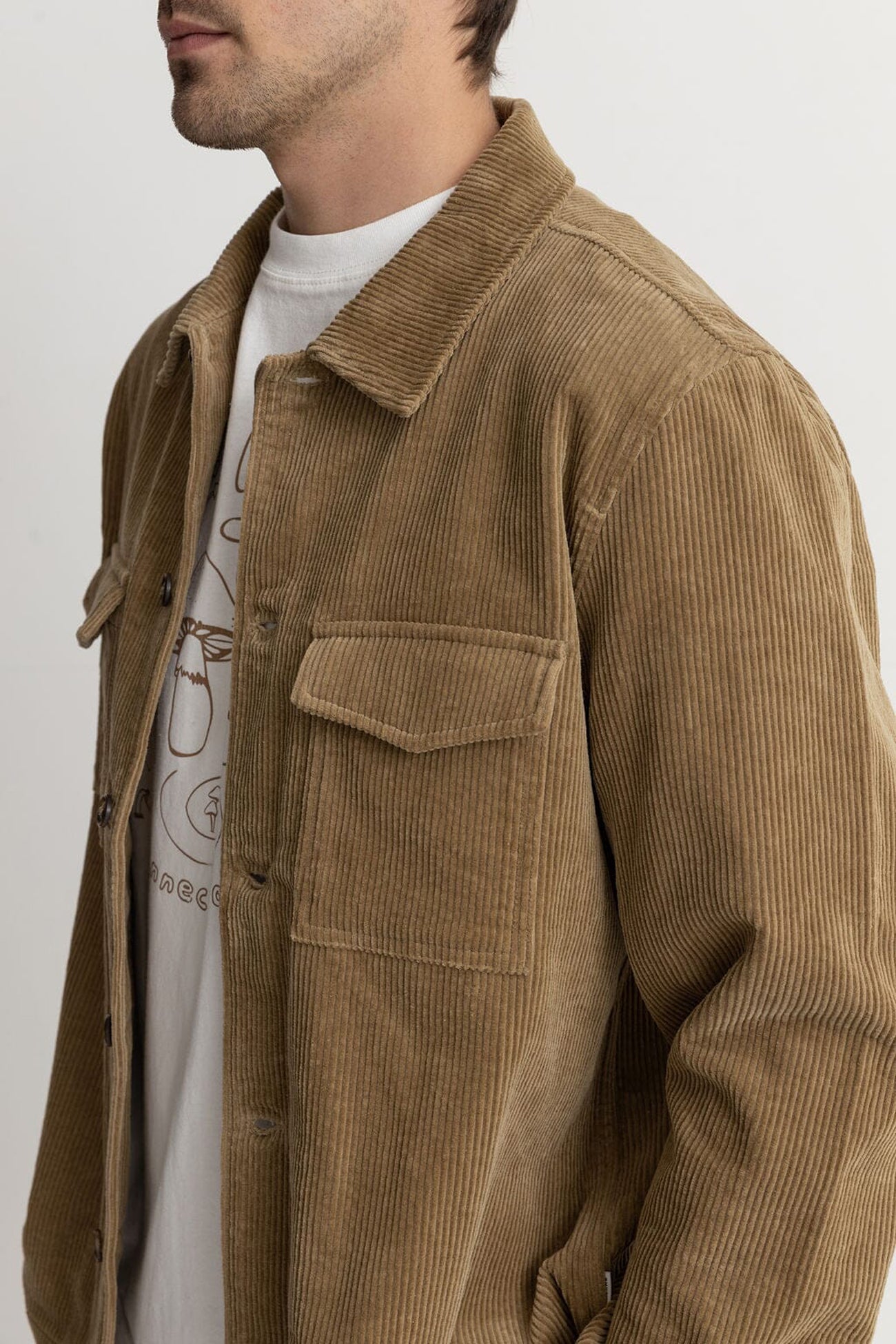 Cord Overshirt Sand