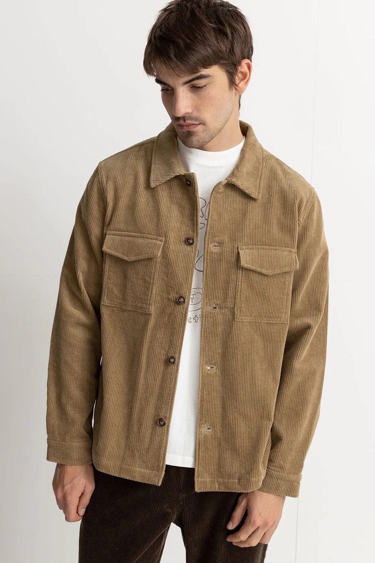 Cord Overshirt Sand