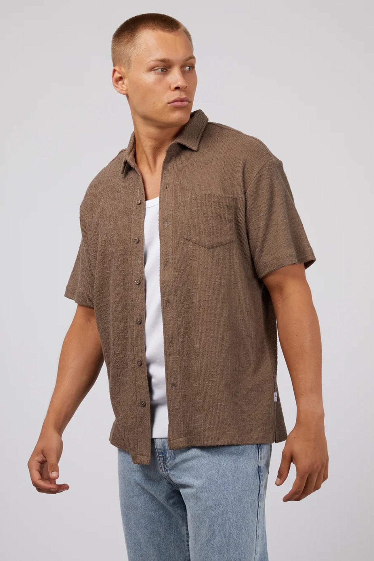 Cove Short Sleeve Shirt Mushroom