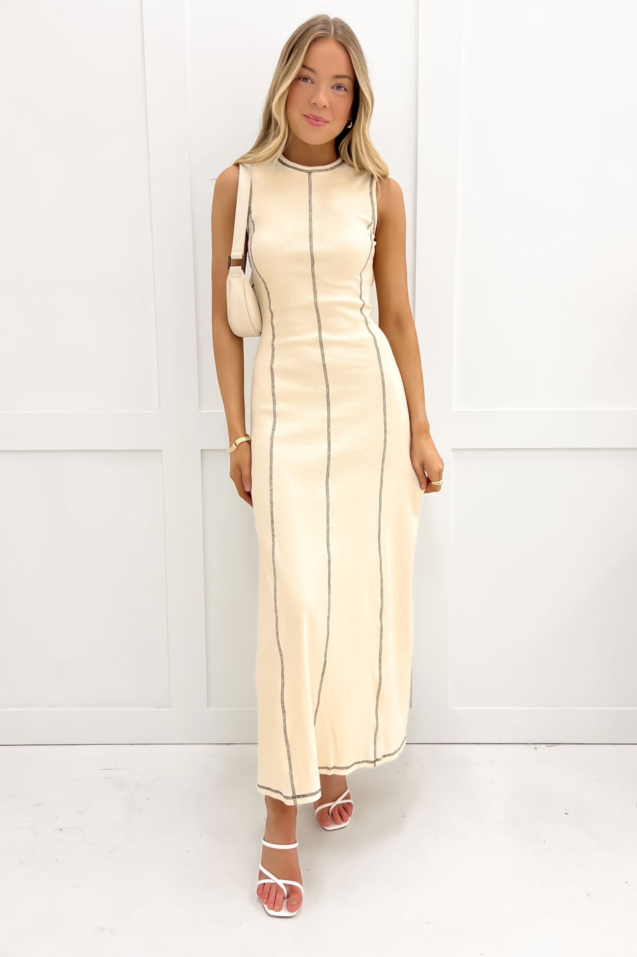 Diego Maxi Dress Beige