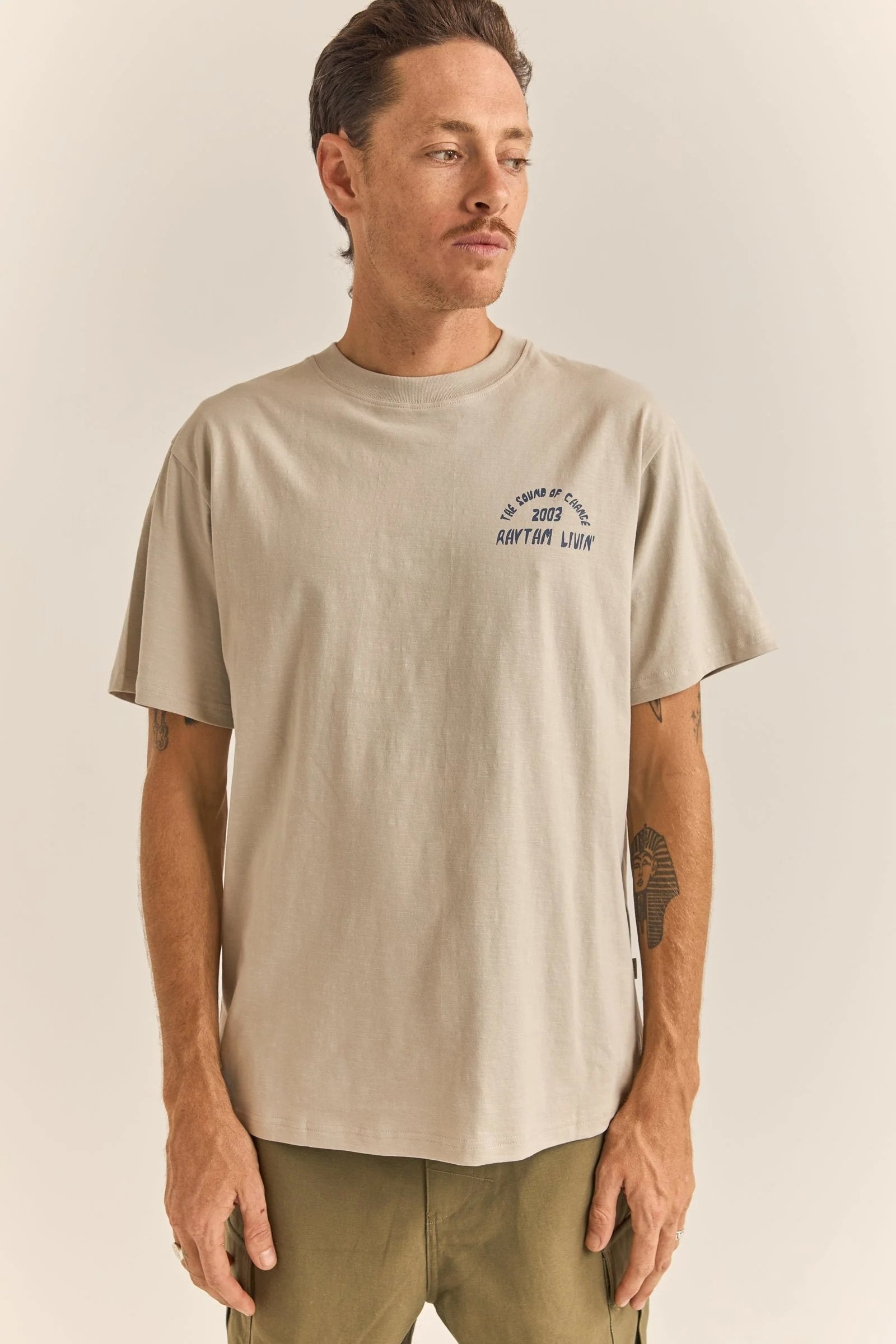 Down Under Slub Short Sleeve T-Shirt Stone