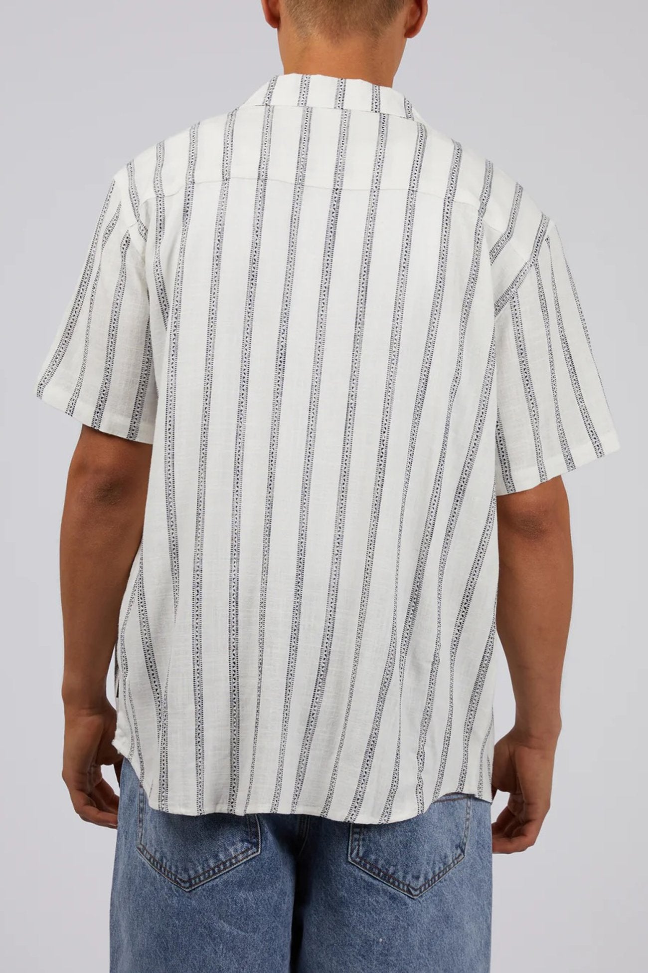 Drifter Stripe Shirt White