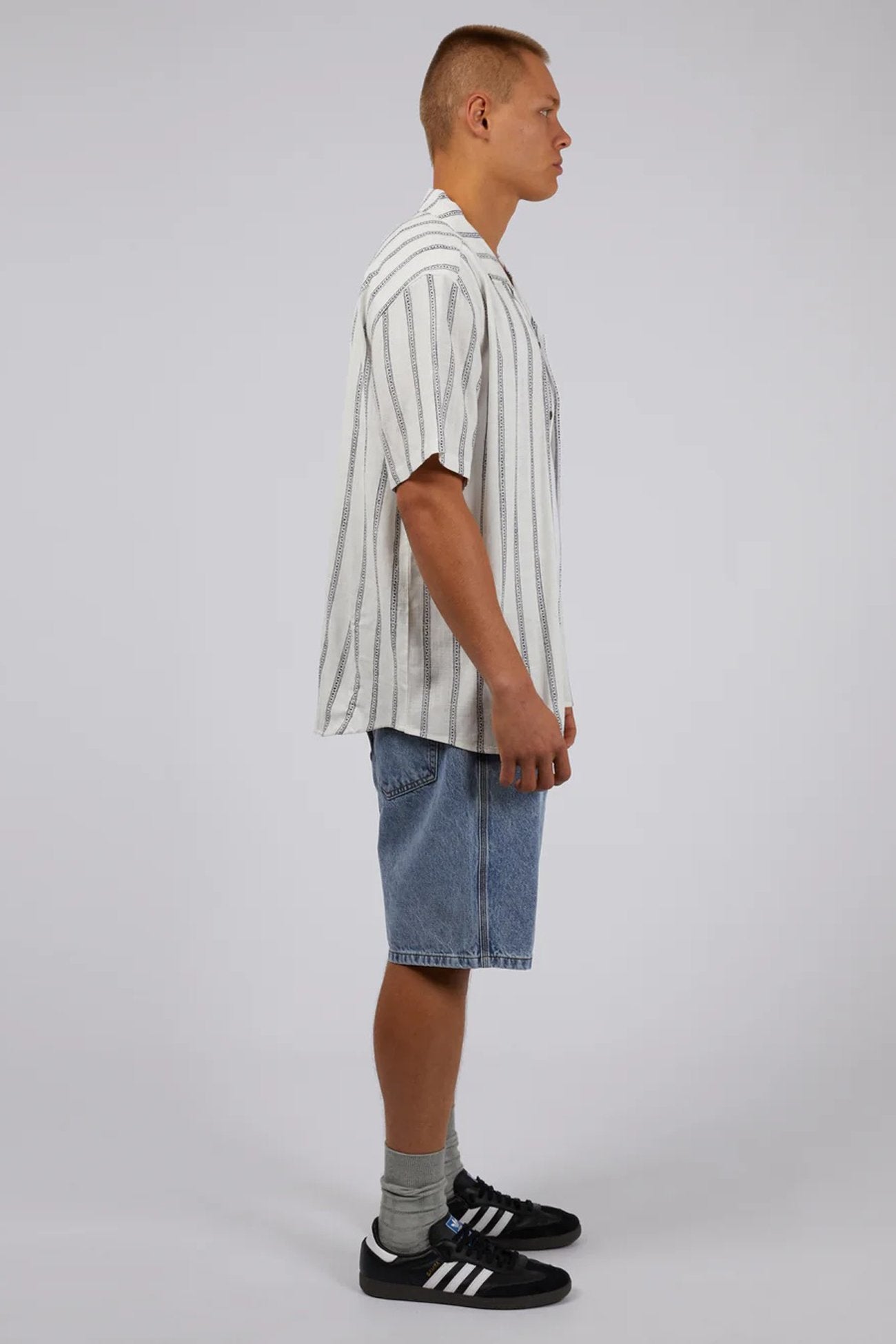 Drifter Stripe Shirt White