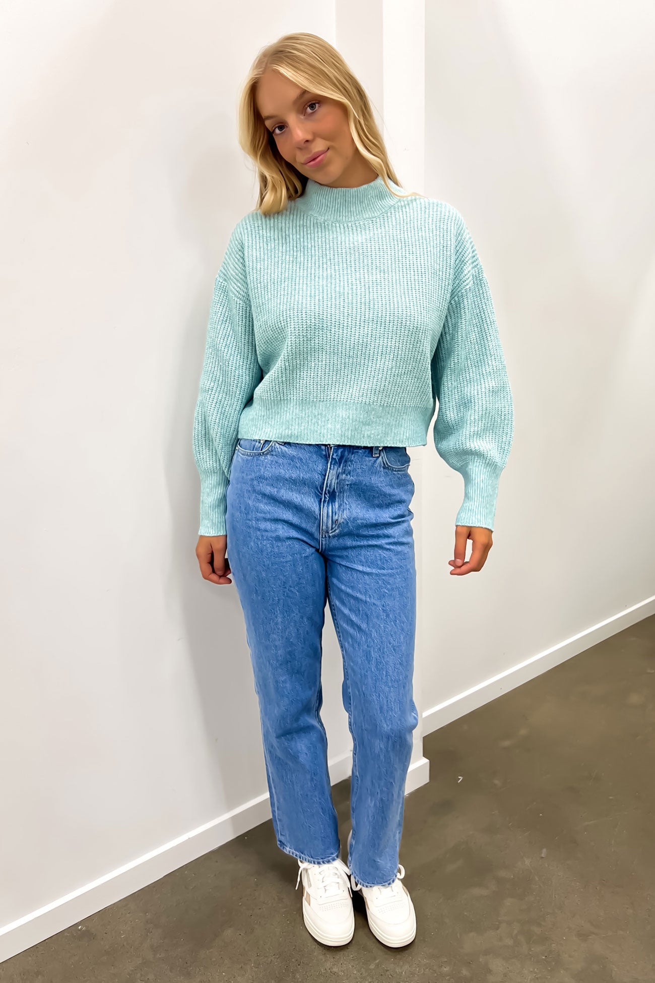 Eden Knit Jumper Seafoam