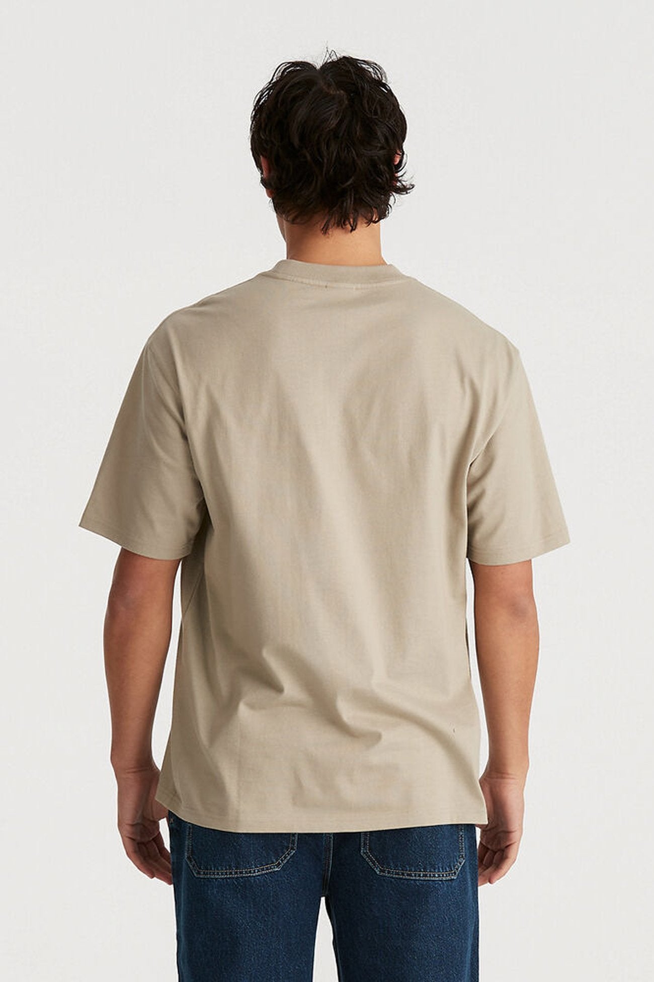 Eighty Nine Baggy Tee Vintage Khaki