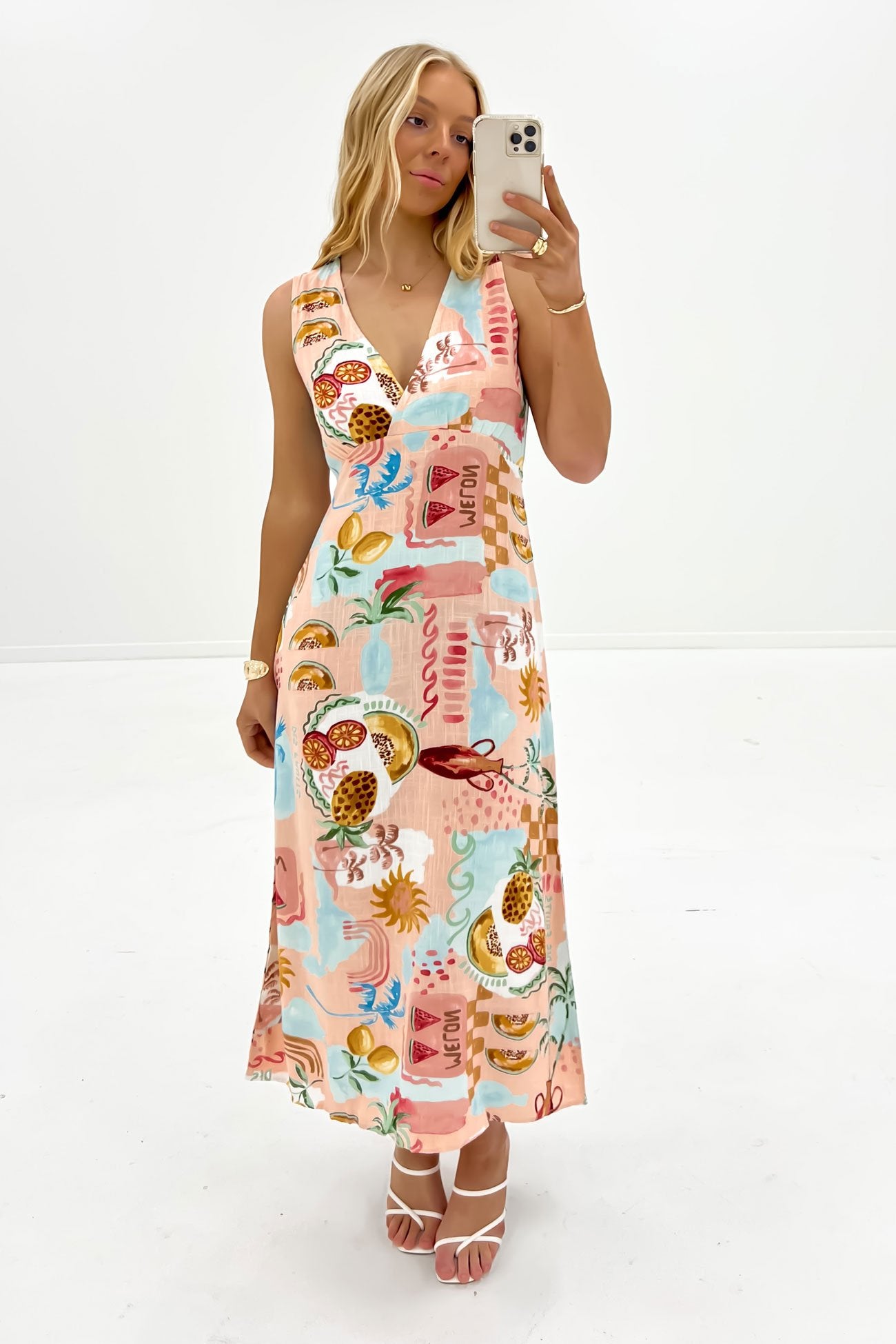 Elyssa Midi Dress Summer Haze