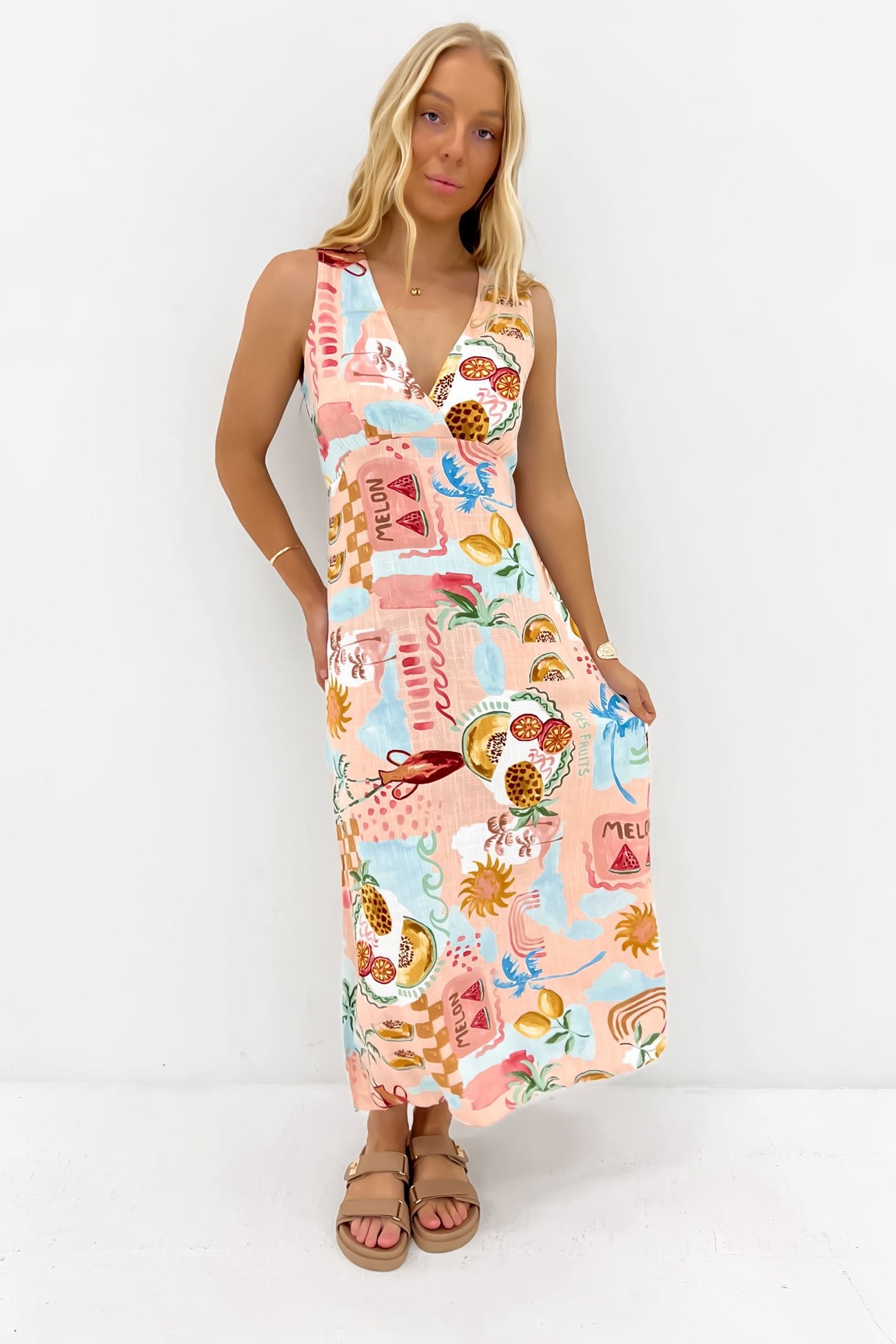 Elyssa Midi Dress Summer Haze