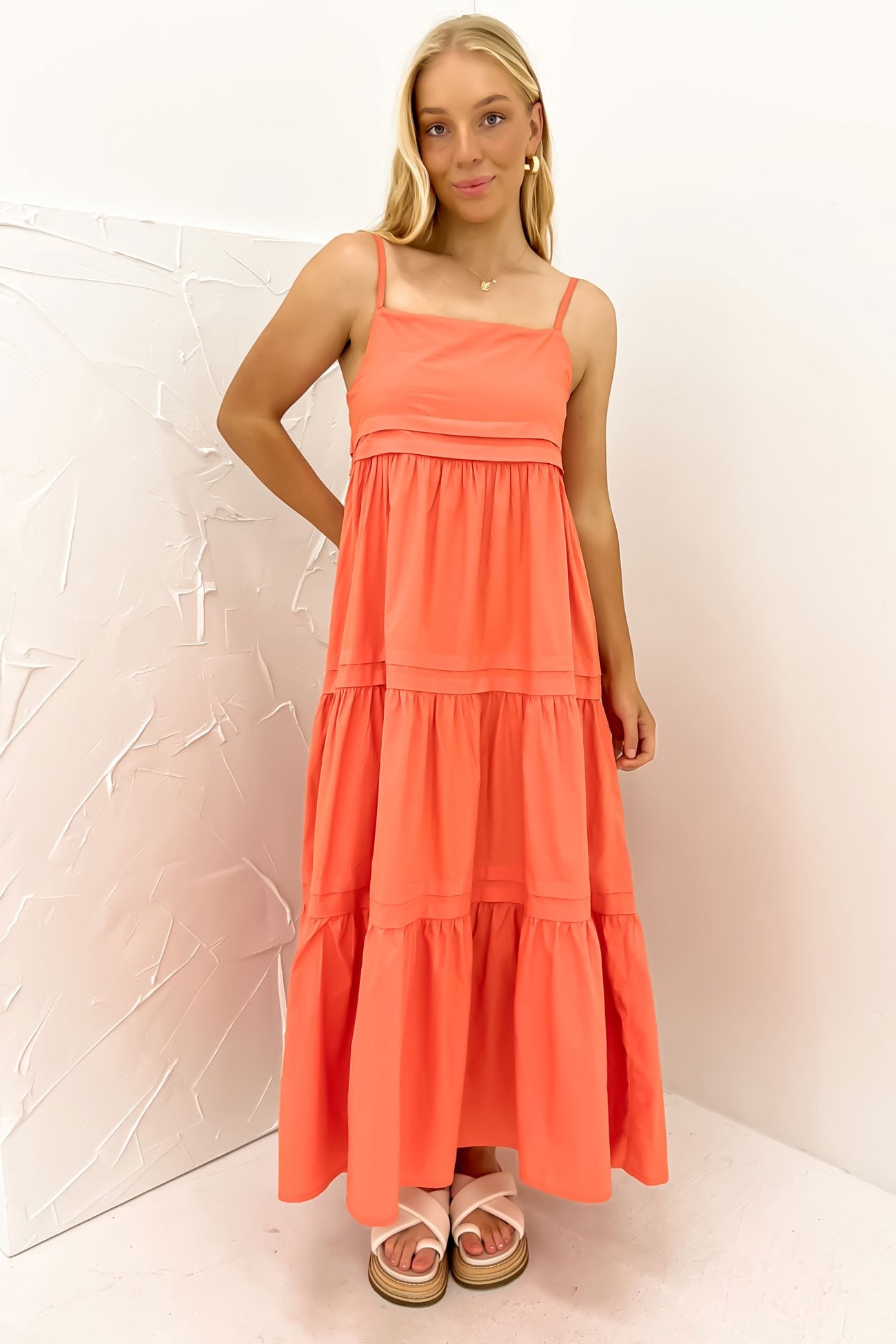 Esme Maxi Dress Coral