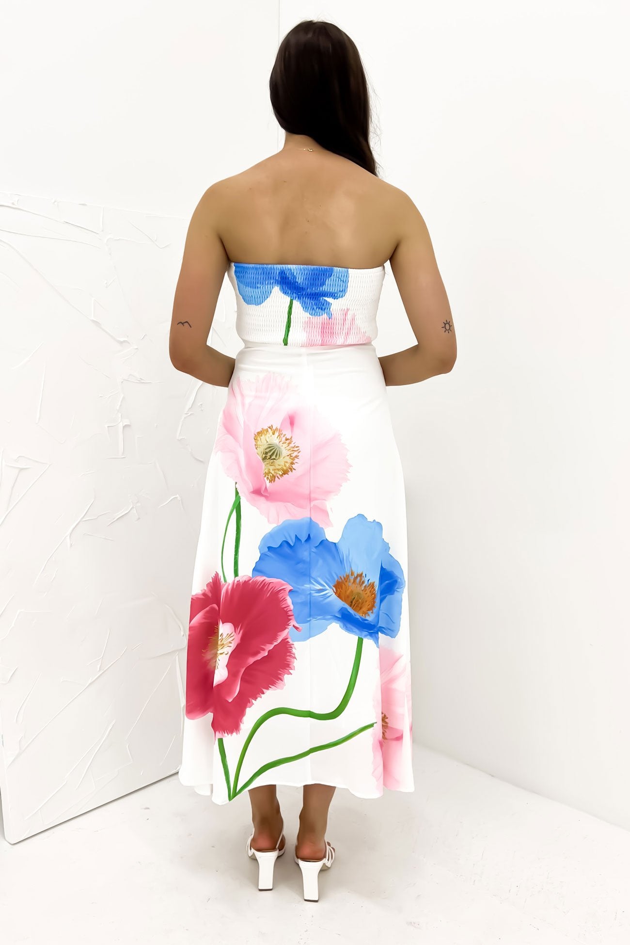 Evonne Midi Dress Flowers