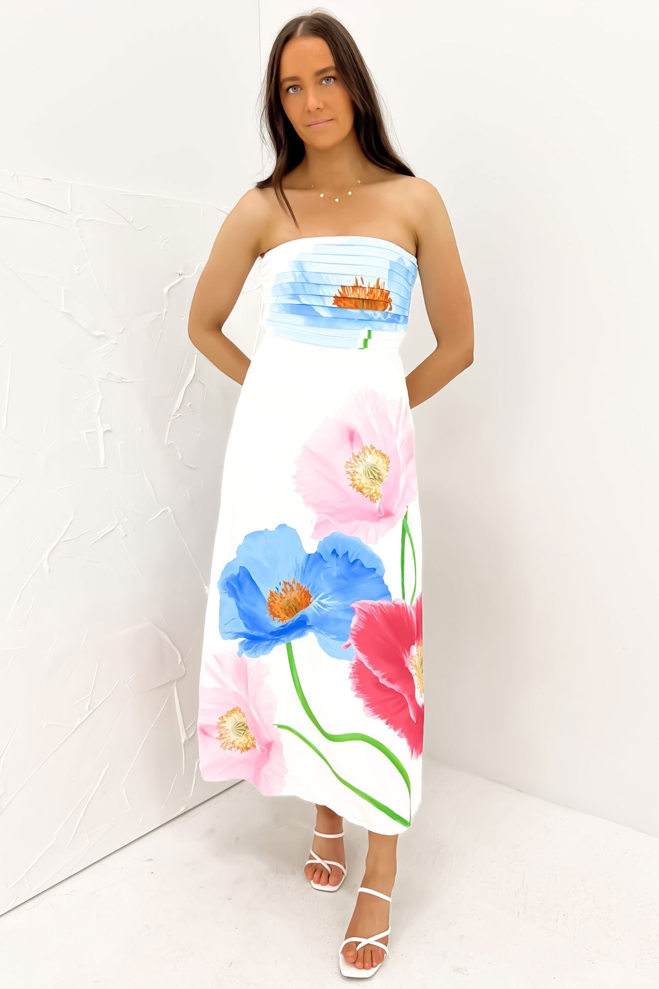 Evonne Midi Dress Flowers