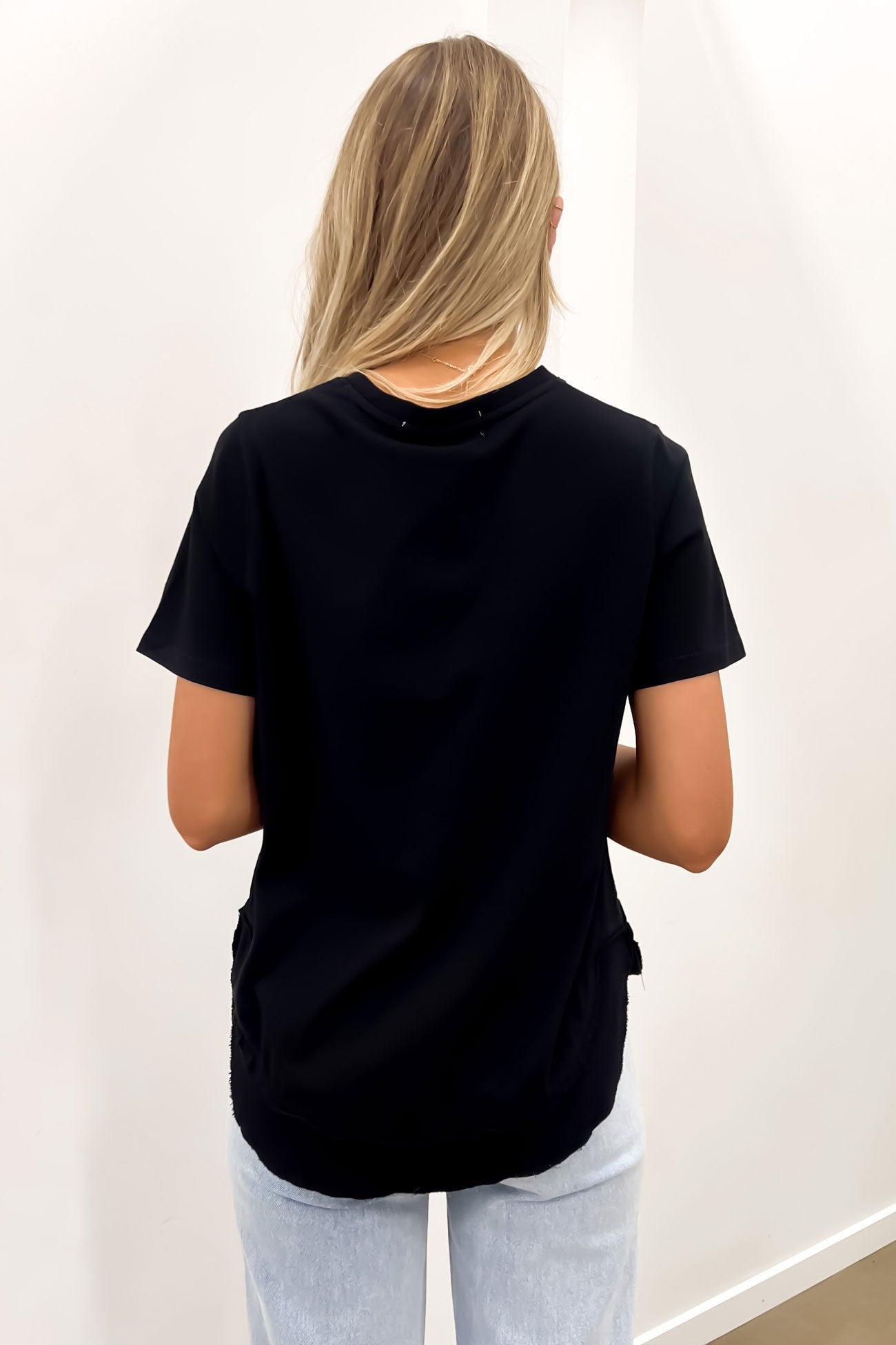 Farrah Short Sleeve Tee Black