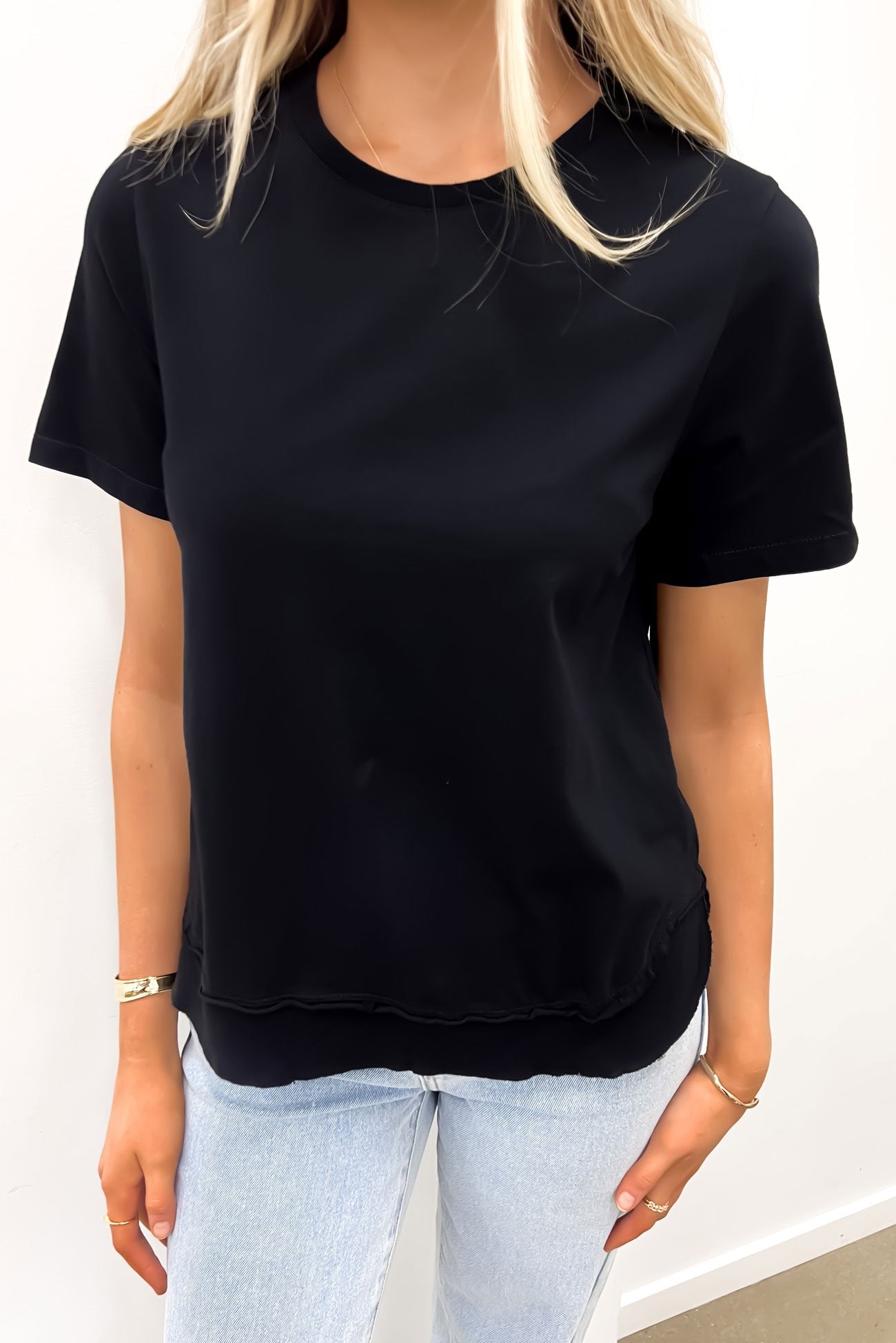 Farrah Short Sleeve Tee Black