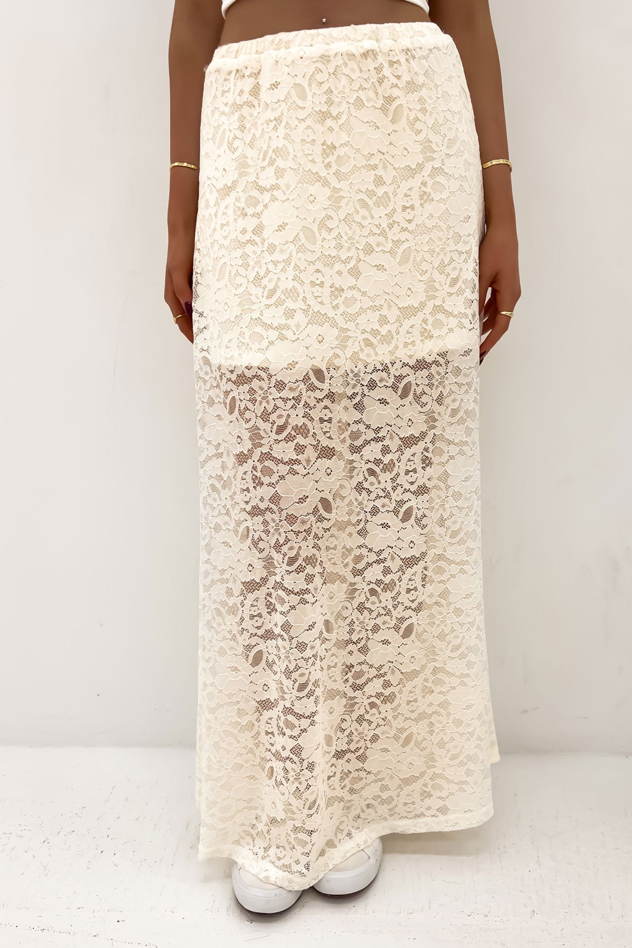 Finch Maxi Skirt Cream