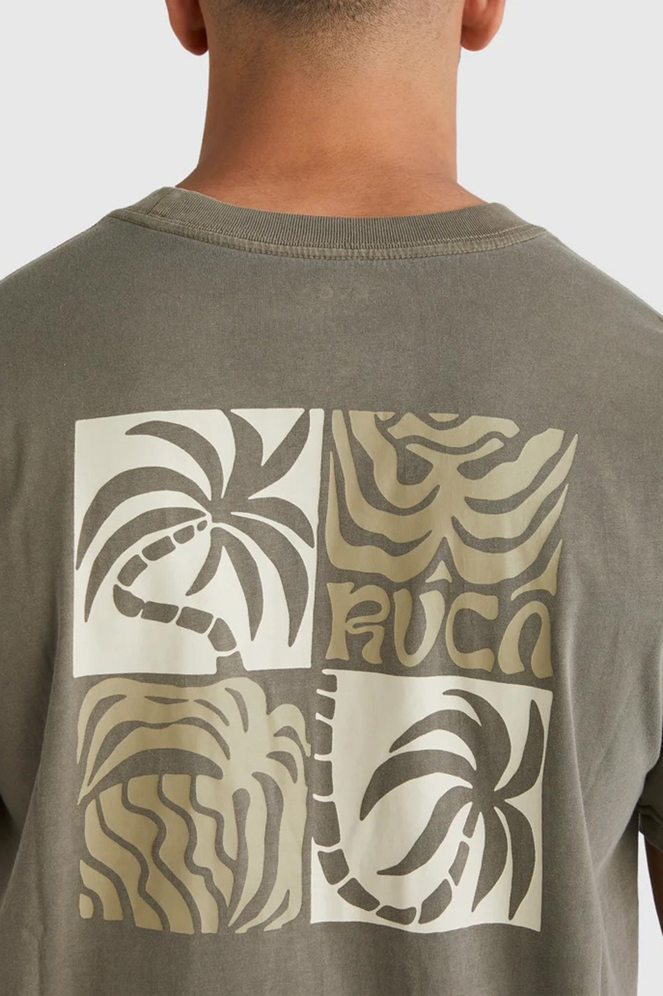 Fronds Short Sleeve Tee Mushroom