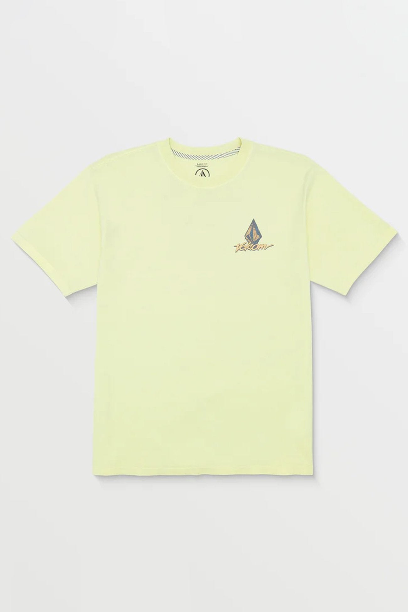 Frothy Postcard Short Sleeve Tee Muted Lime