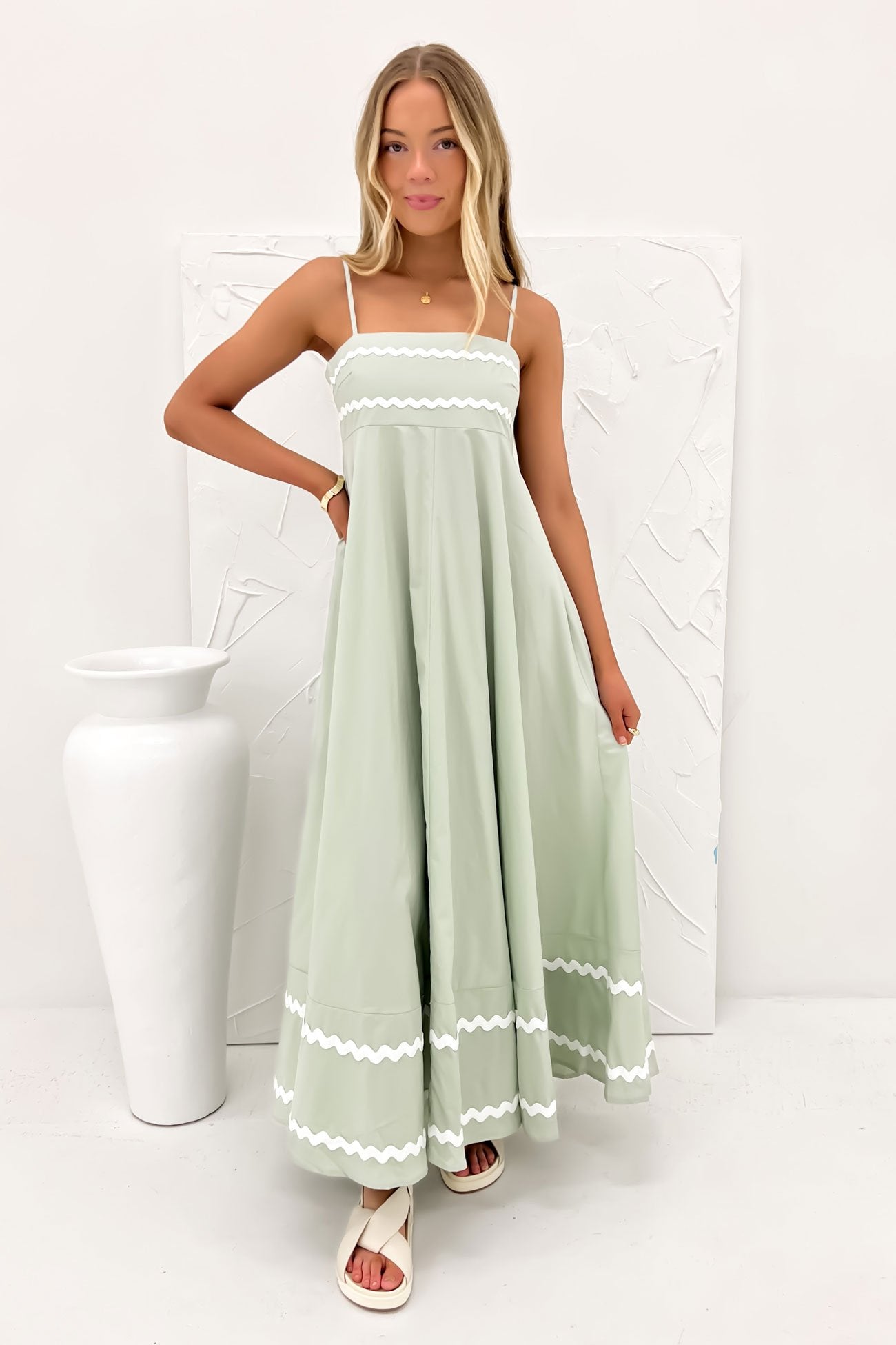 Gemma Maxi Dress Sage