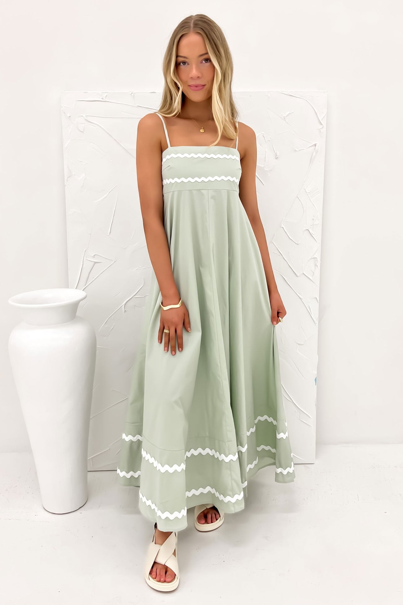 Gemma Maxi Dress Sage