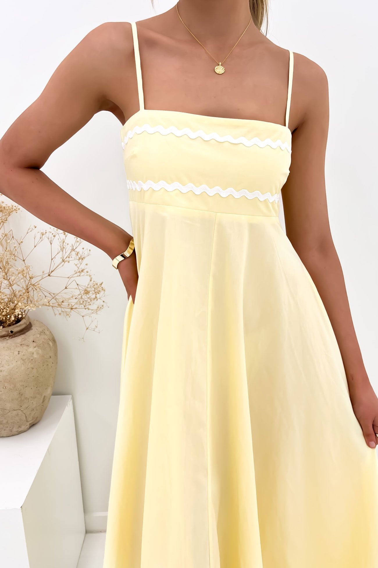 Gemma Maxi Dress Yellow