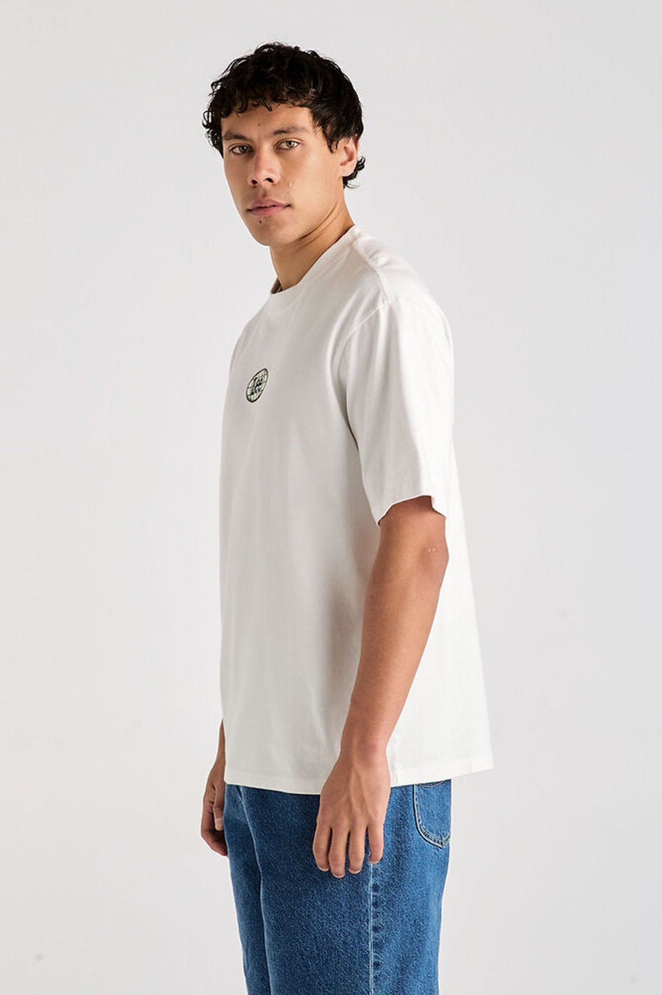 Global Baggy Tee White