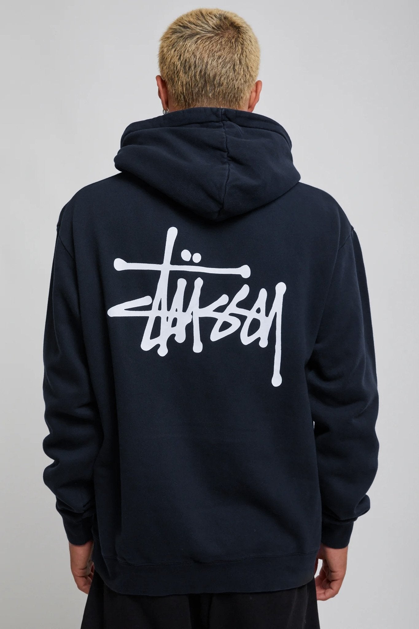 Graffiti LCB Fleece Hood Navy