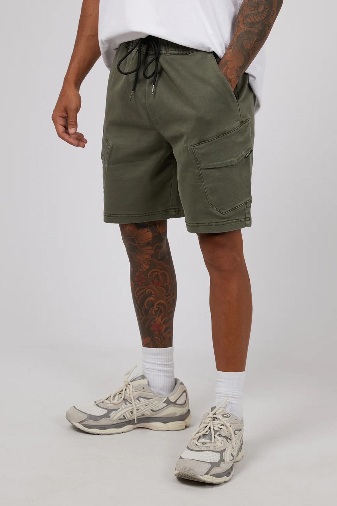 Gully Cargo Short Khaki