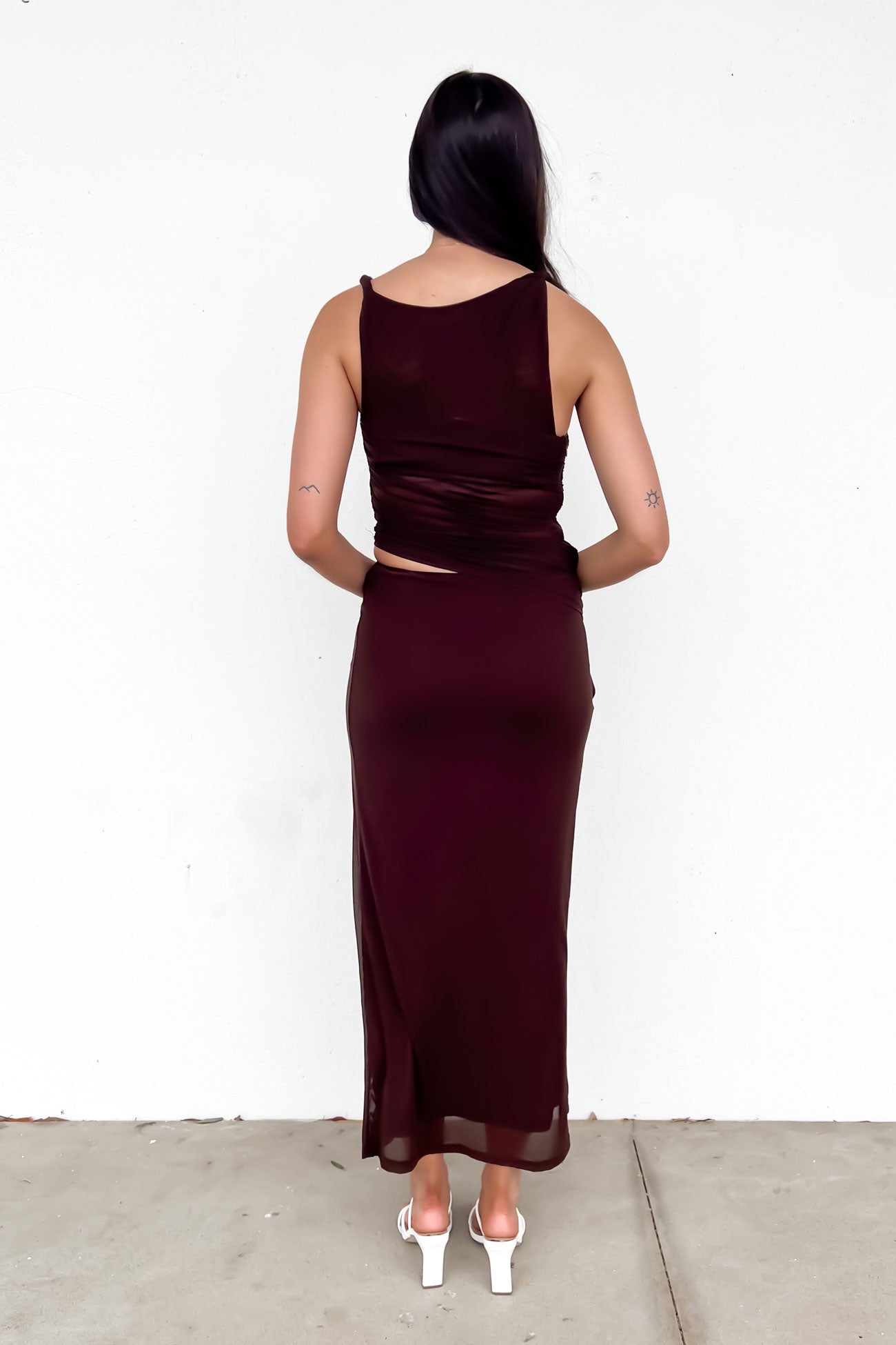 Halle Maxi Dress Chocolate