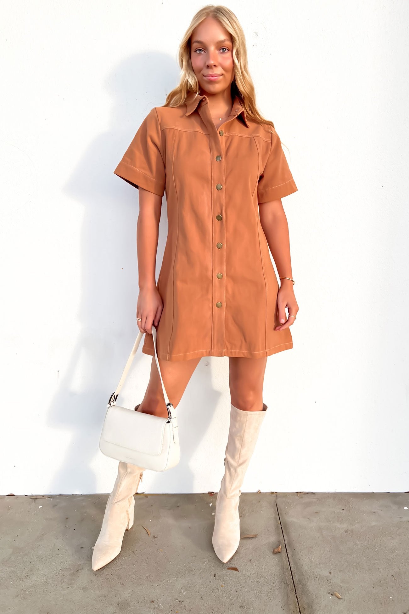 Hallie Dress Toffee