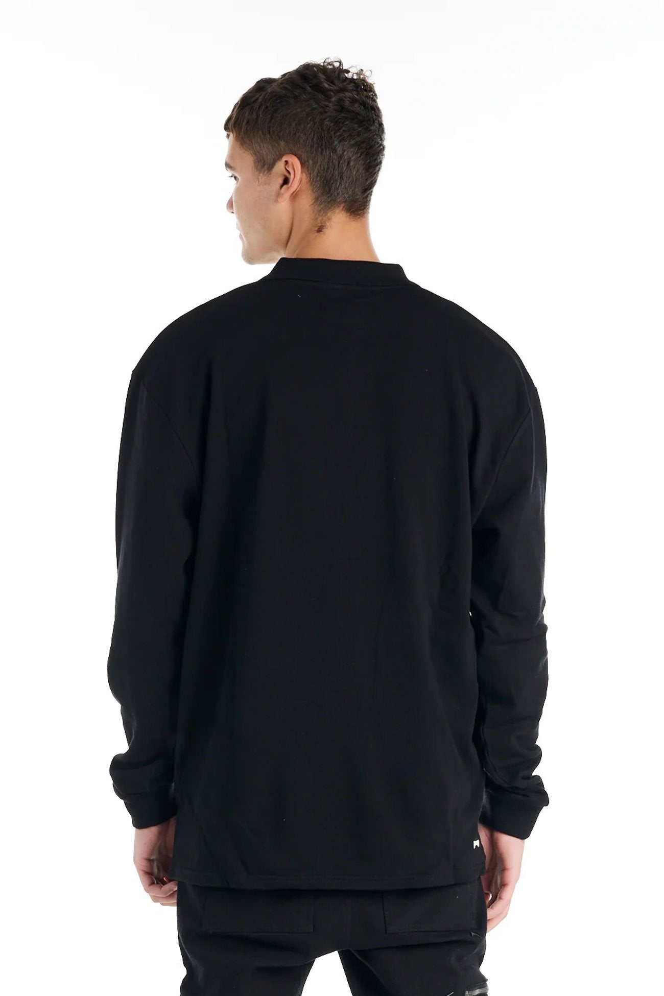 Haven Long Sleeve Polo Black