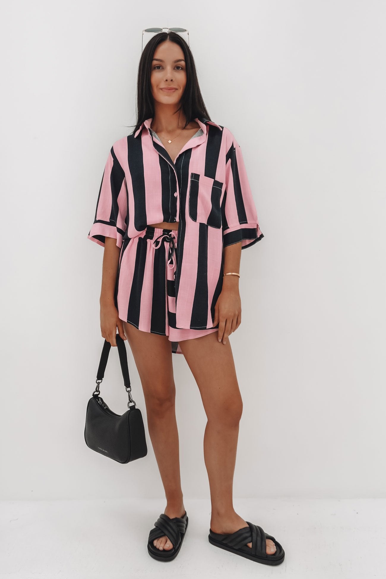 Haydee Shirt Pink Stripe