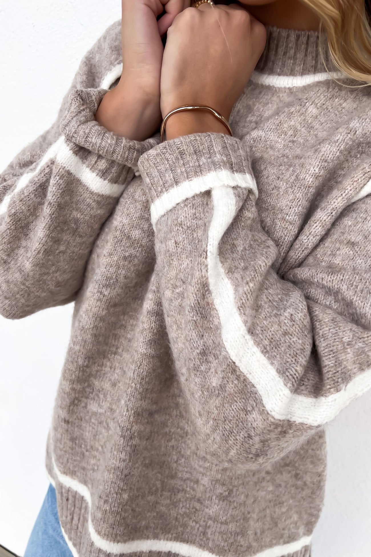 Hazel Knit Jumper Beige