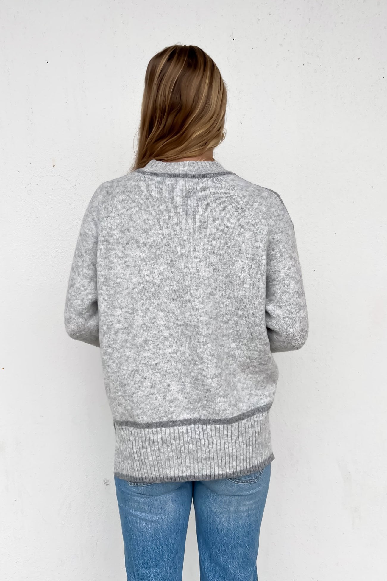 Hazel Knit Jumper Grey